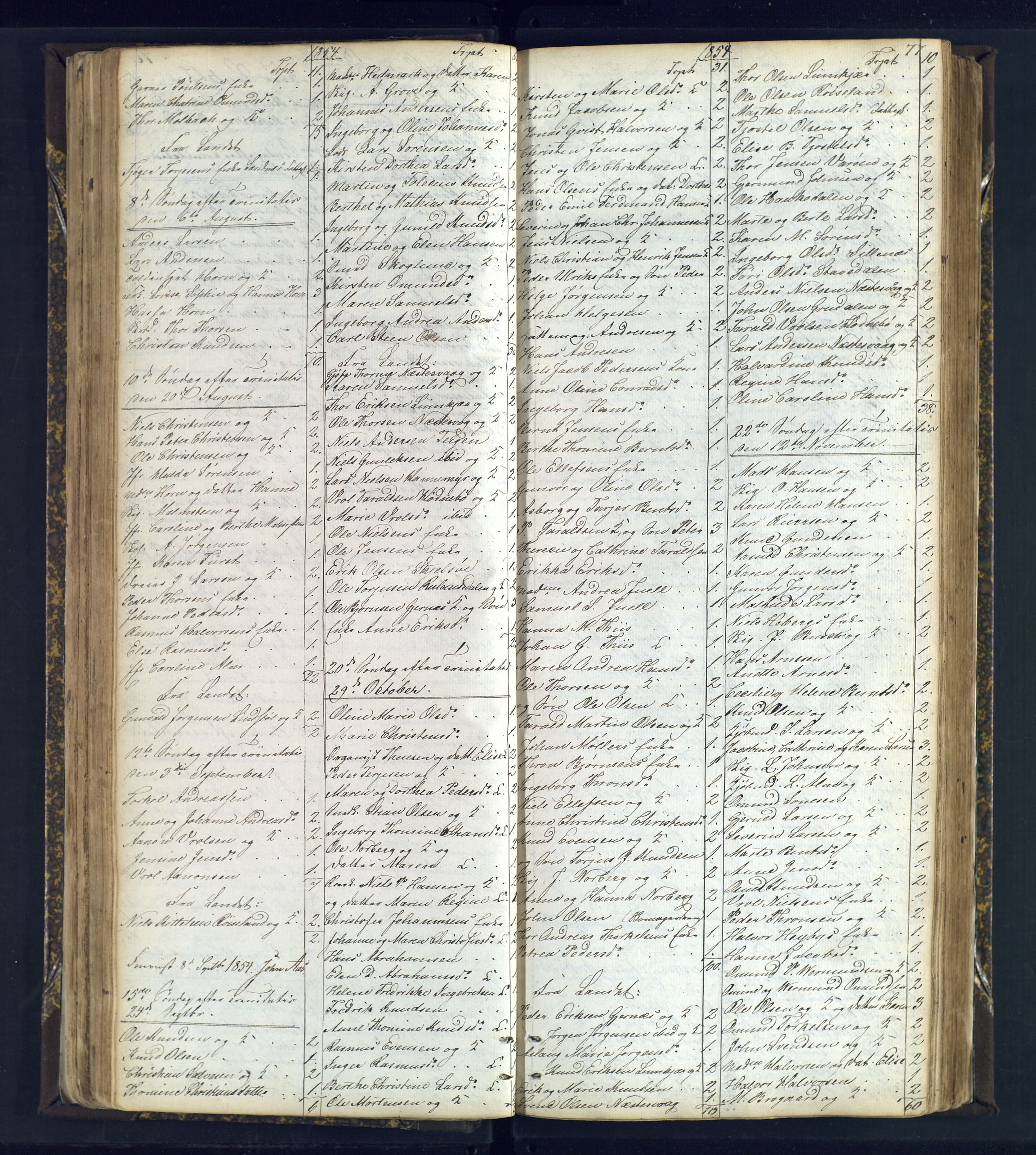 Risør sokneprestkontor, AV/SAK-1111-0035/F/Fc/L0003: Communicants register no. C 3, 1836-1872, p. 77