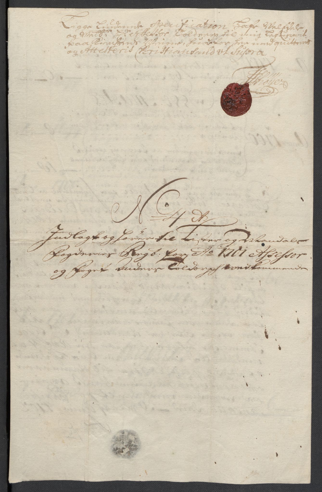 Rentekammeret inntil 1814, Reviderte regnskaper, Fogderegnskap, RA/EA-4092/R43/L2549: Fogderegnskap Lista og Mandal, 1701-1702, p. 61