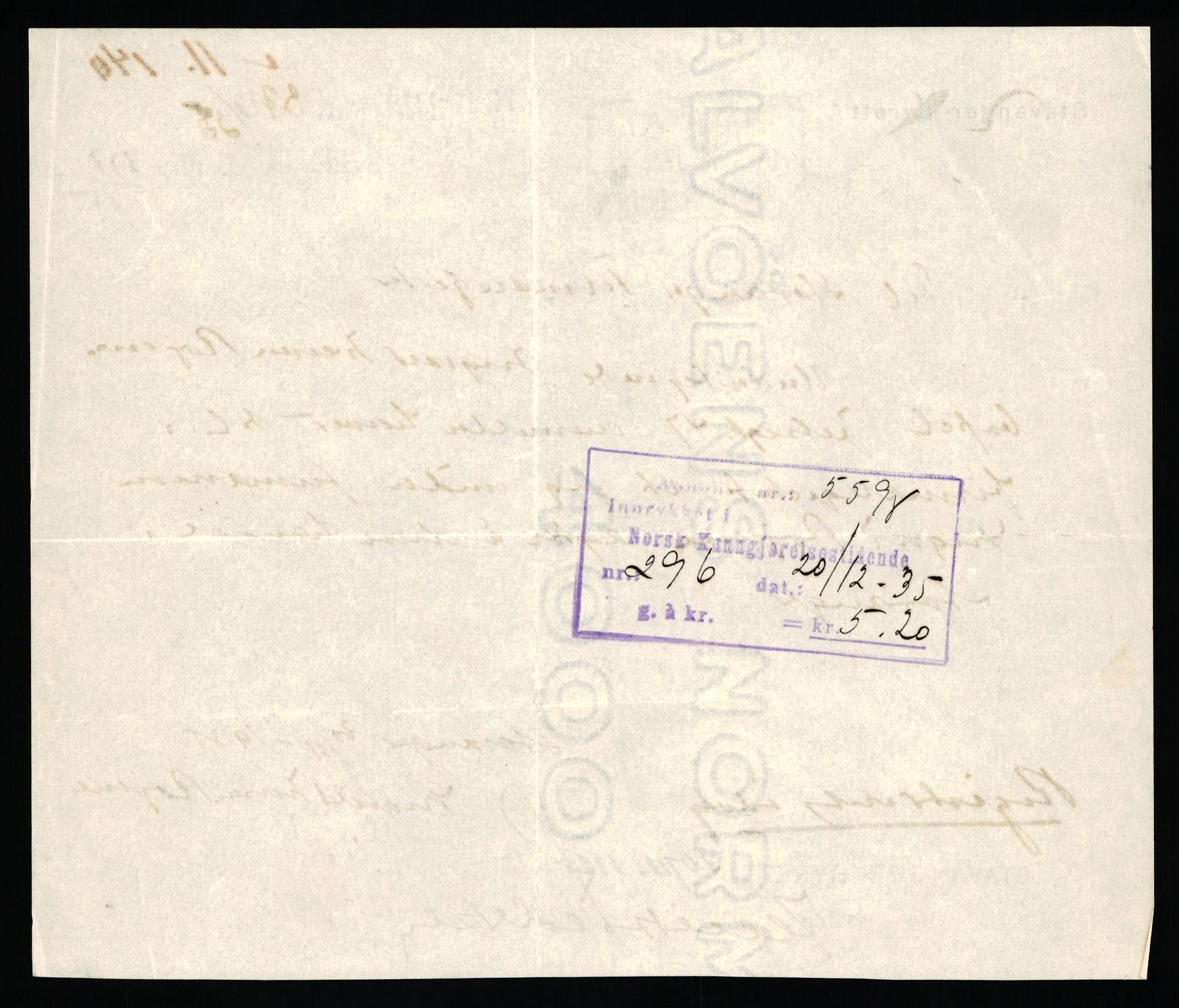 Stavanger byfogd, SAST/A-101408/002/J/Jd/Jde/L0003: Registreringsmeldinger og bilag. Enkeltmannsforetak, 751-1000, 1928-1976, p. 130