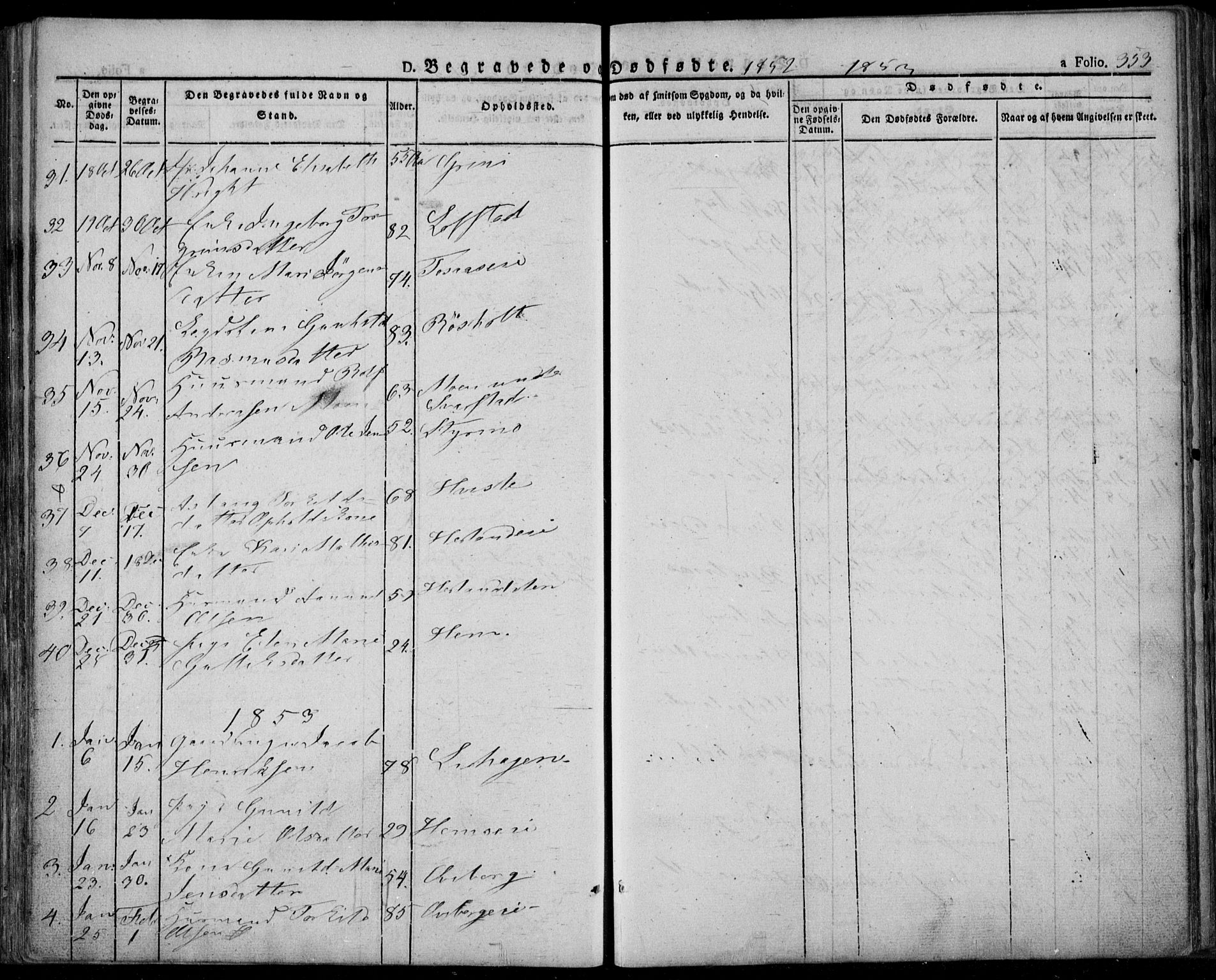 Lardal kirkebøker, SAKO/A-350/F/Fa/L0006: Parish register (official) no. I 6, 1835-1860, p. 353