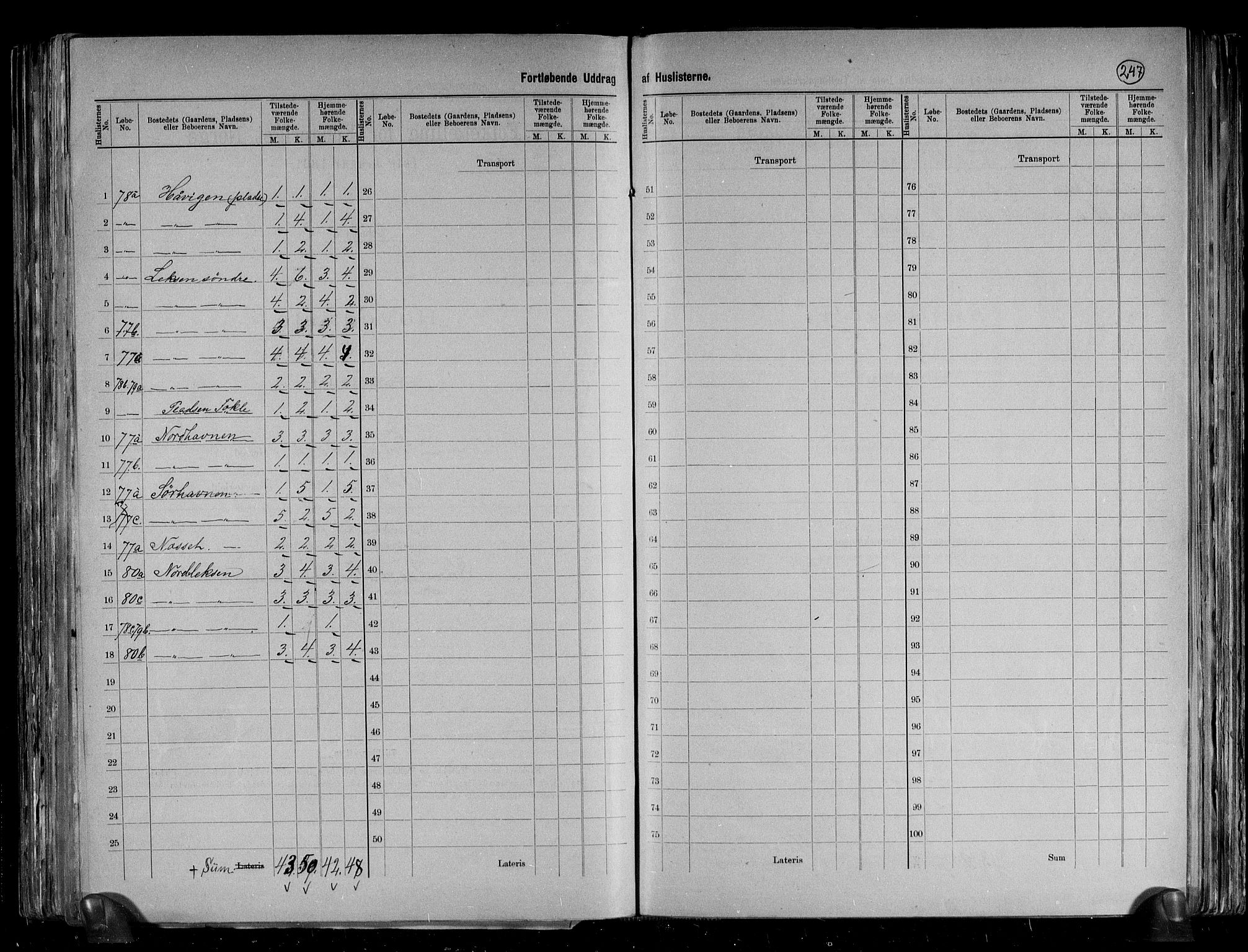 RA, 1891 census for 1621 Ørland, 1891, p. 13