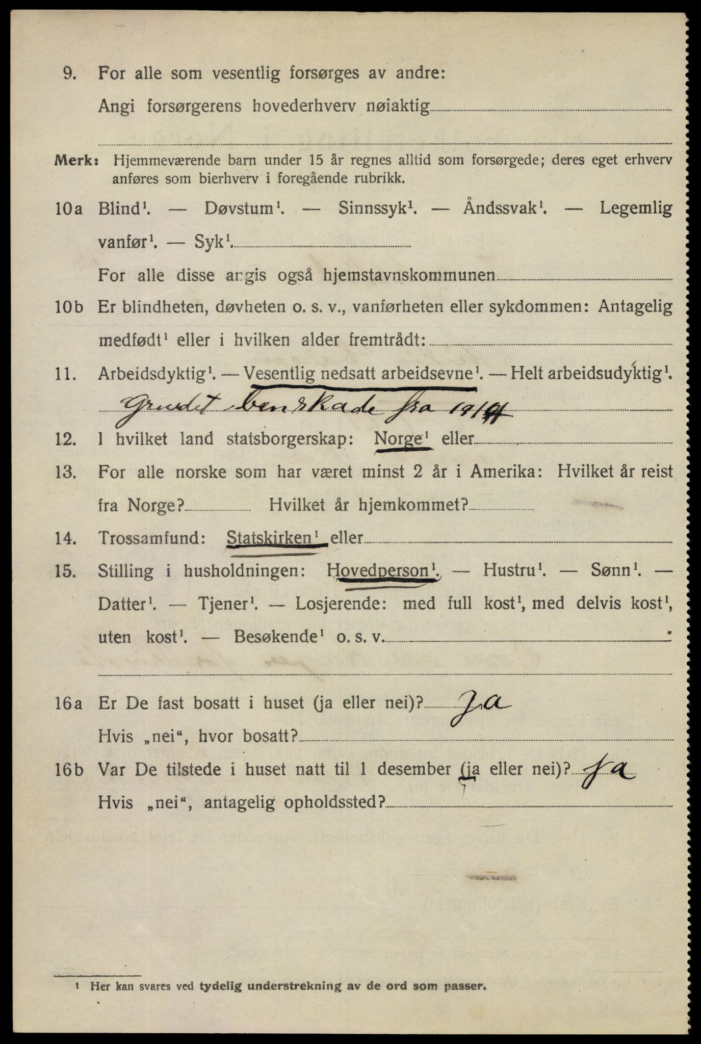 SAO, 1920 census for Fredrikshald, 1920, p. 25498