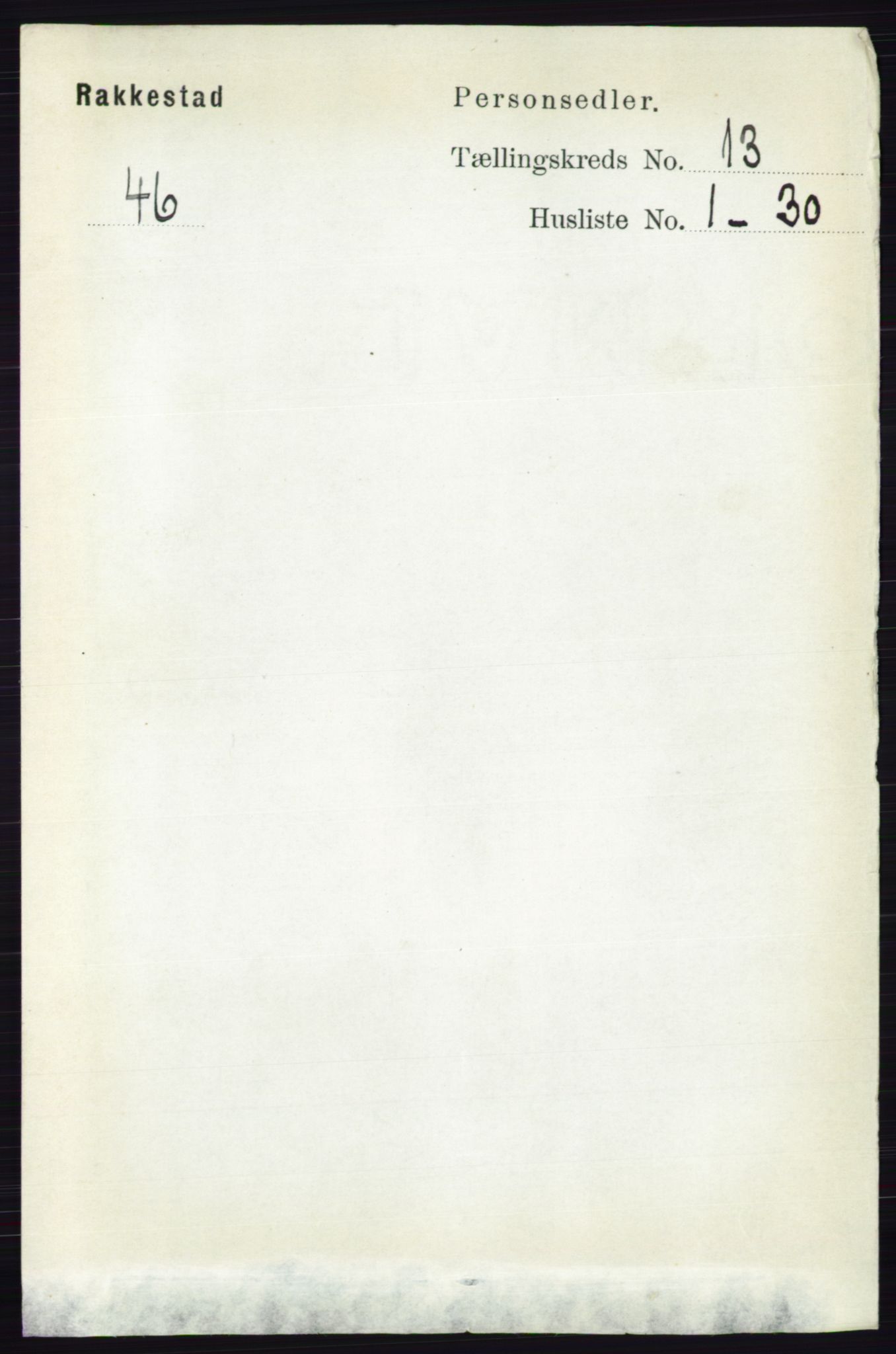 RA, 1891 census for 0128 Rakkestad, 1891, p. 6399