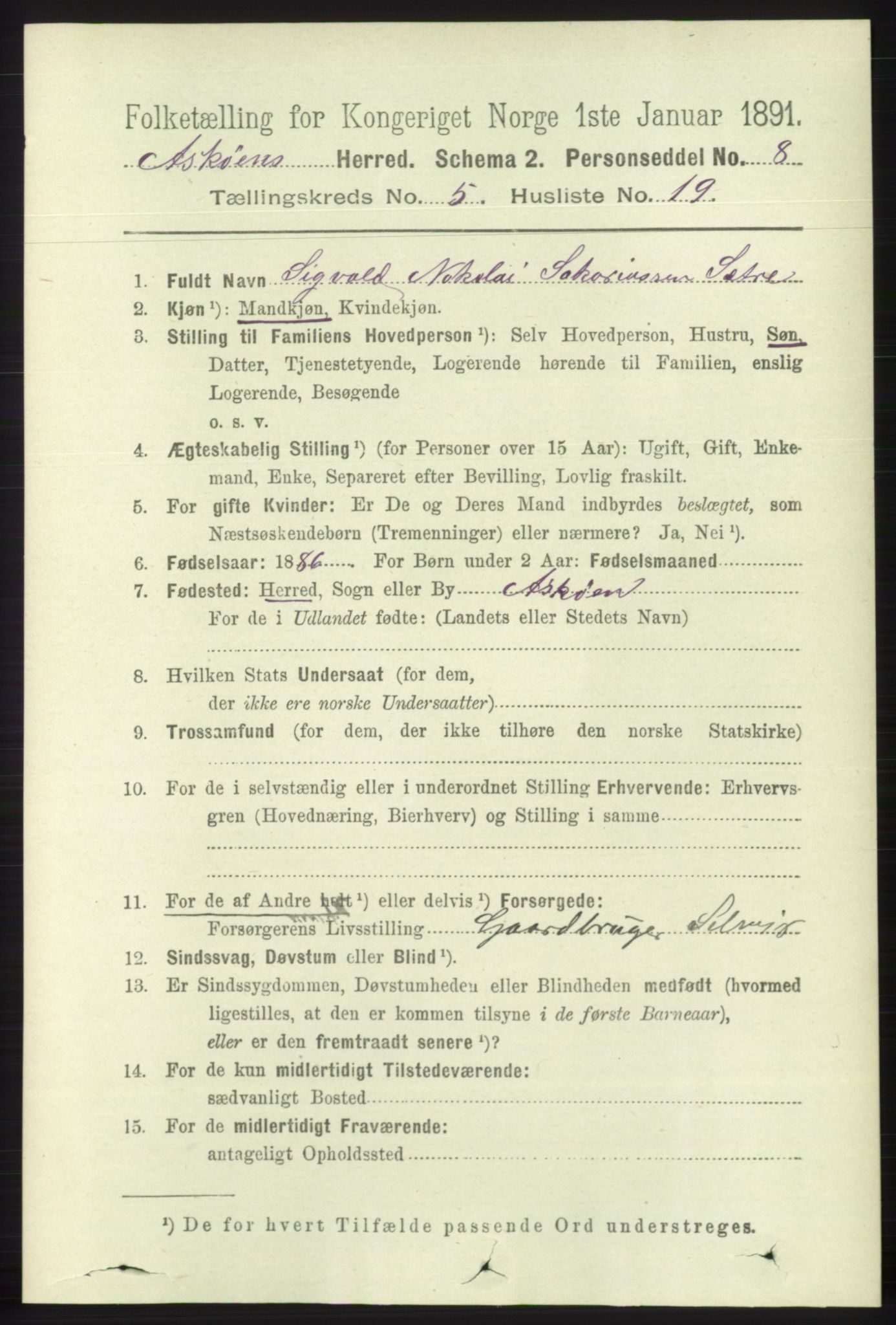 RA, 1891 census for 1247 Askøy, 1891, p. 3606