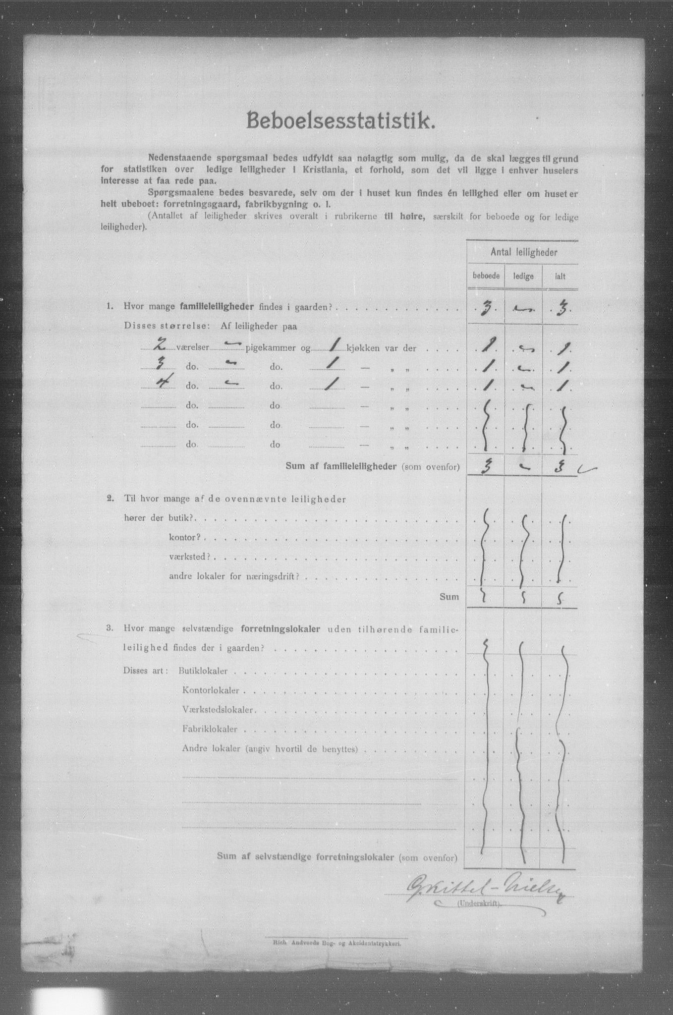 OBA, Municipal Census 1904 for Kristiania, 1904, p. 24423