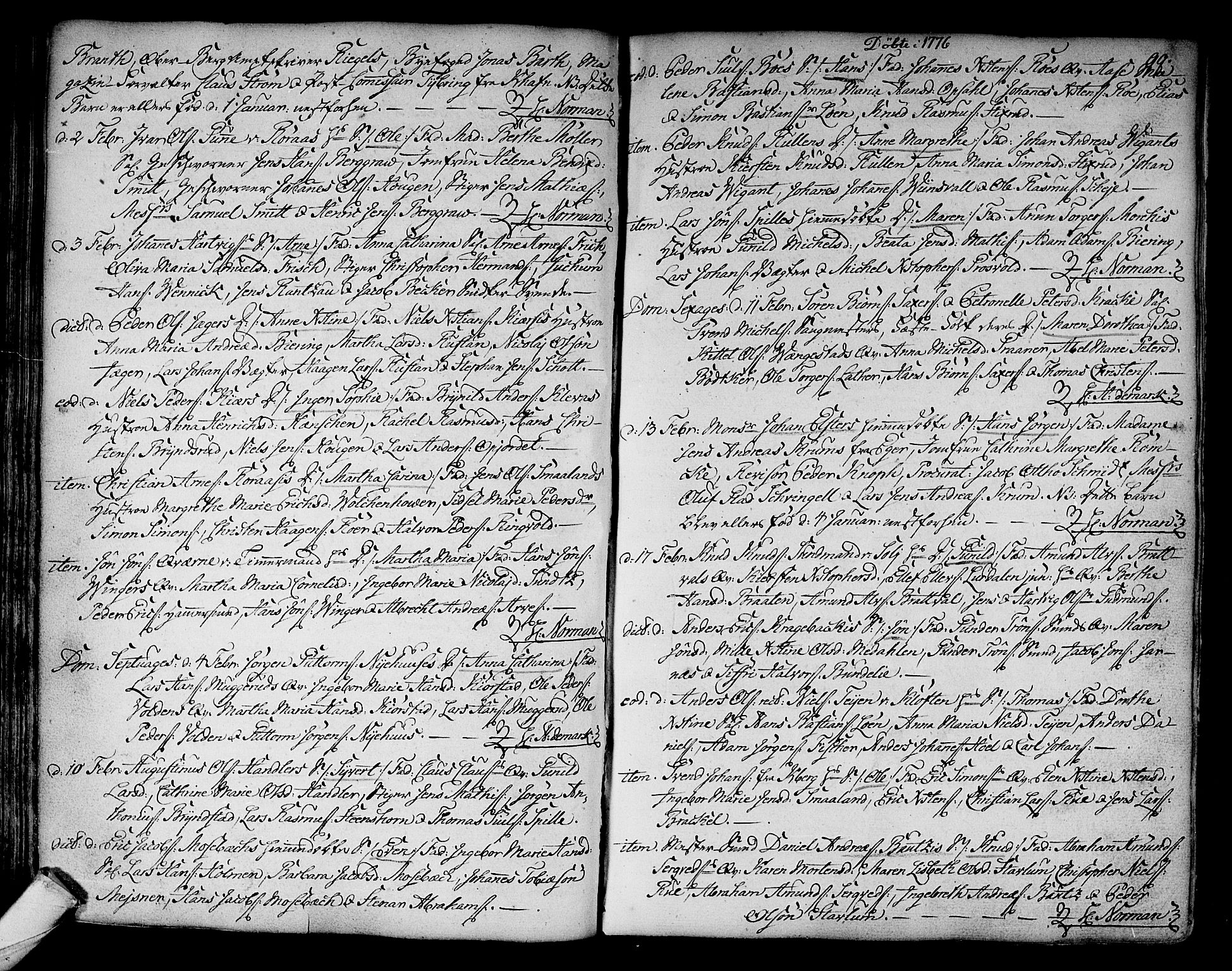 Kongsberg kirkebøker, SAKO/A-22/F/Fa/L0005: Parish register (official) no. I 5, 1769-1782, p. 99