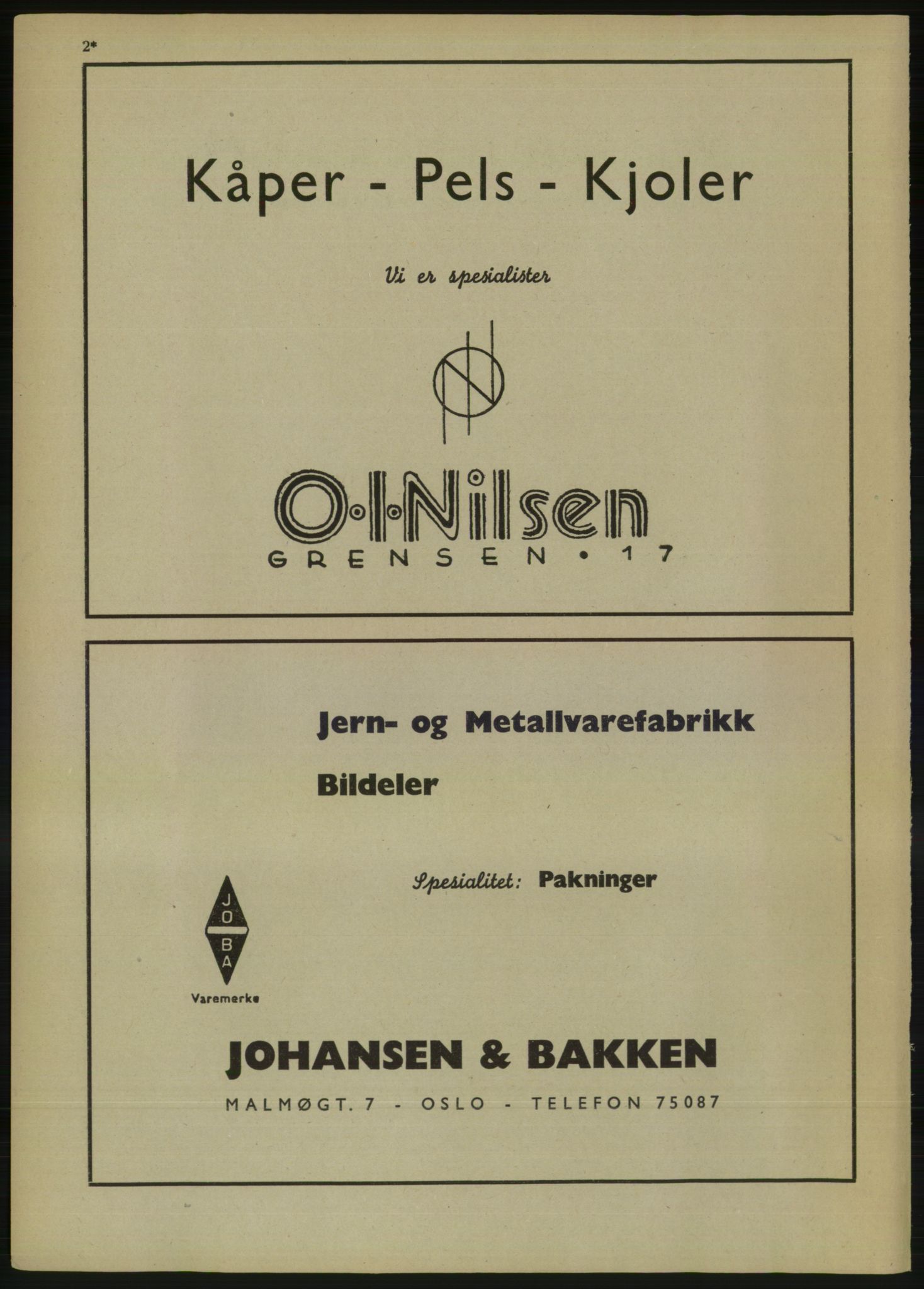 Kristiania/Oslo adressebok, PUBL/-, 1946, p. 2