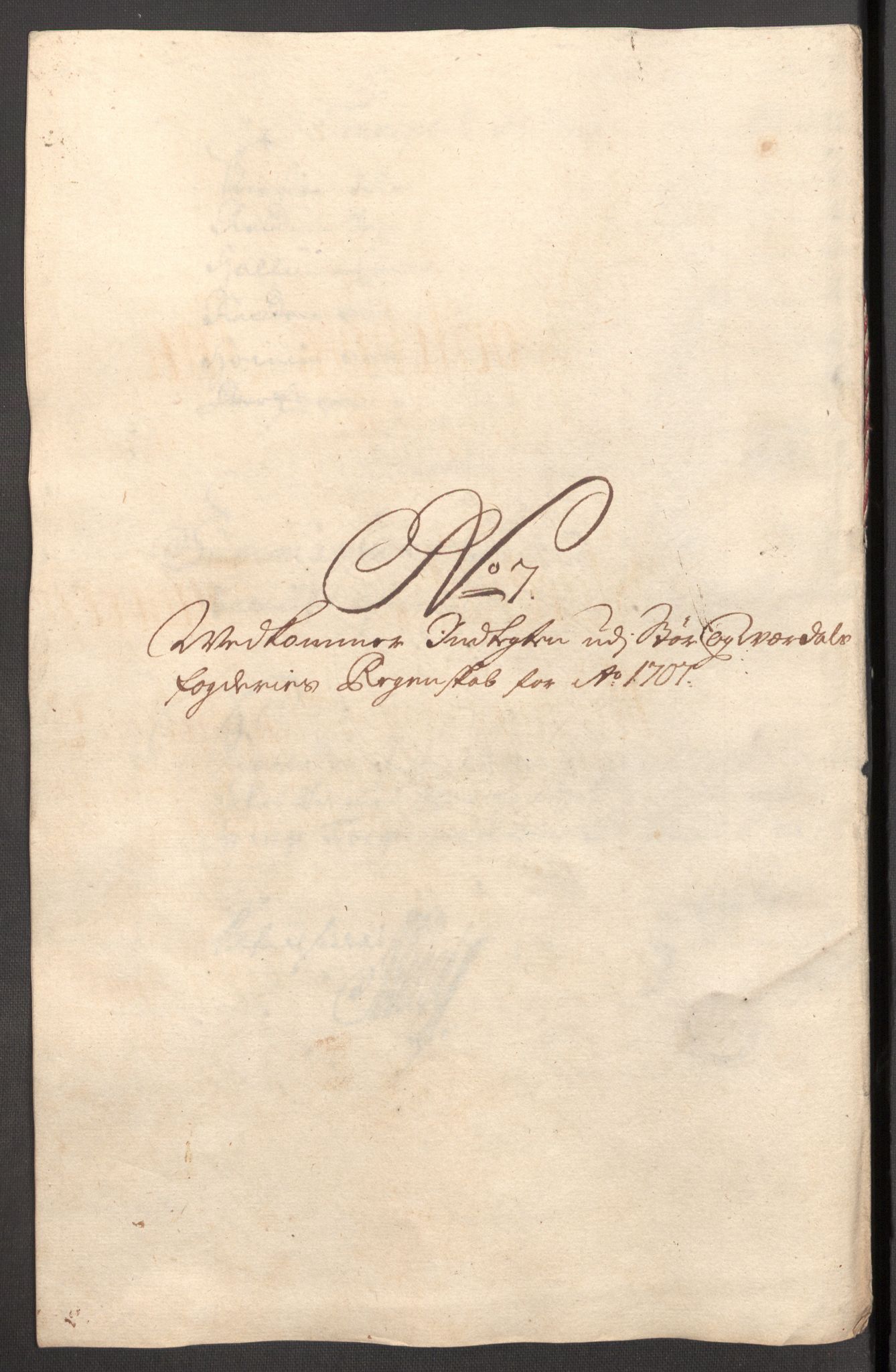 Rentekammeret inntil 1814, Reviderte regnskaper, Fogderegnskap, RA/EA-4092/R62/L4197: Fogderegnskap Stjørdal og Verdal, 1707, p. 134