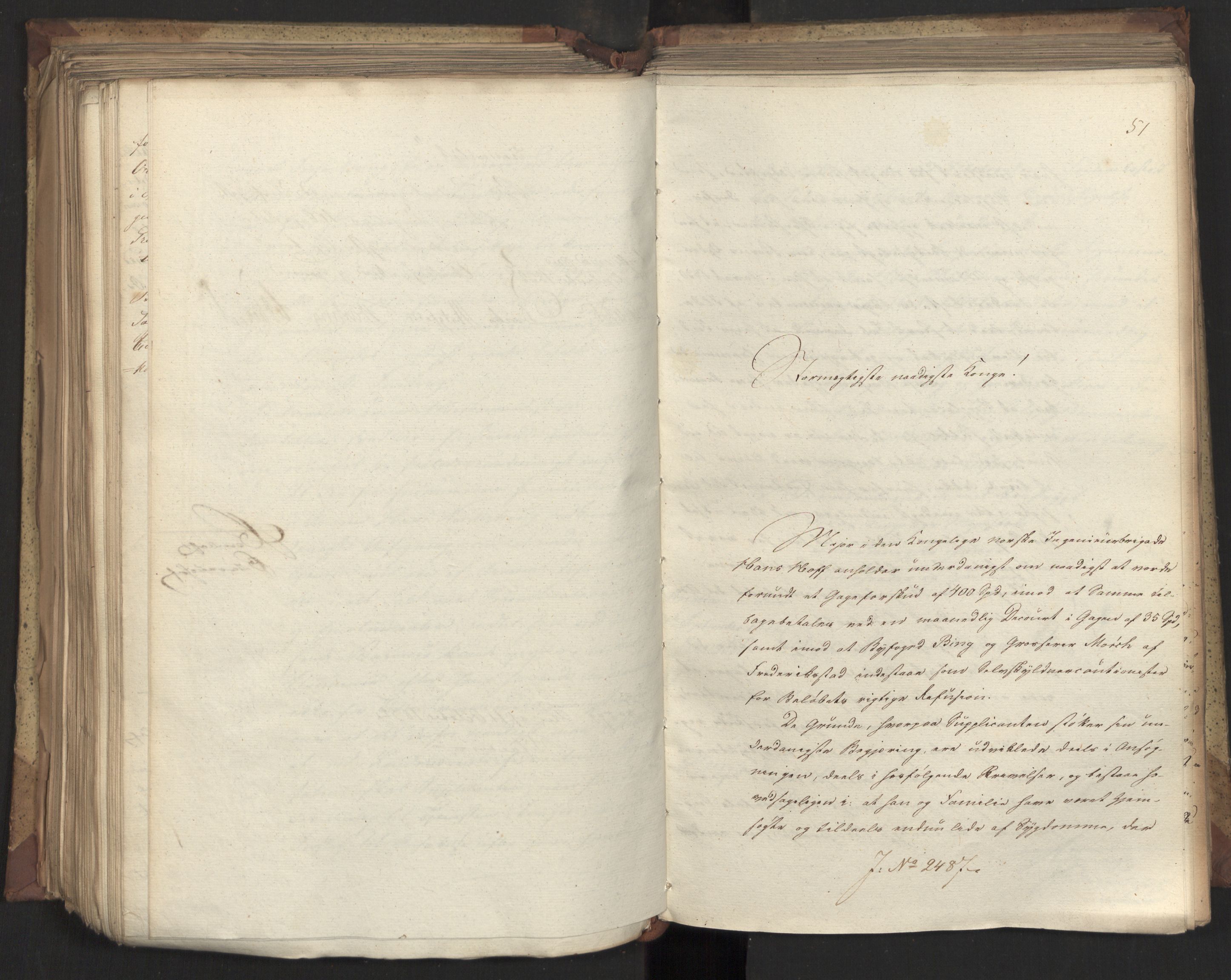 Statsrådsavdelingen i Stockholm, AV/RA-S-1003/D/Da/L0079: Regjeringsinnstillinger nr. 2400-2549, 1832, p. 312
