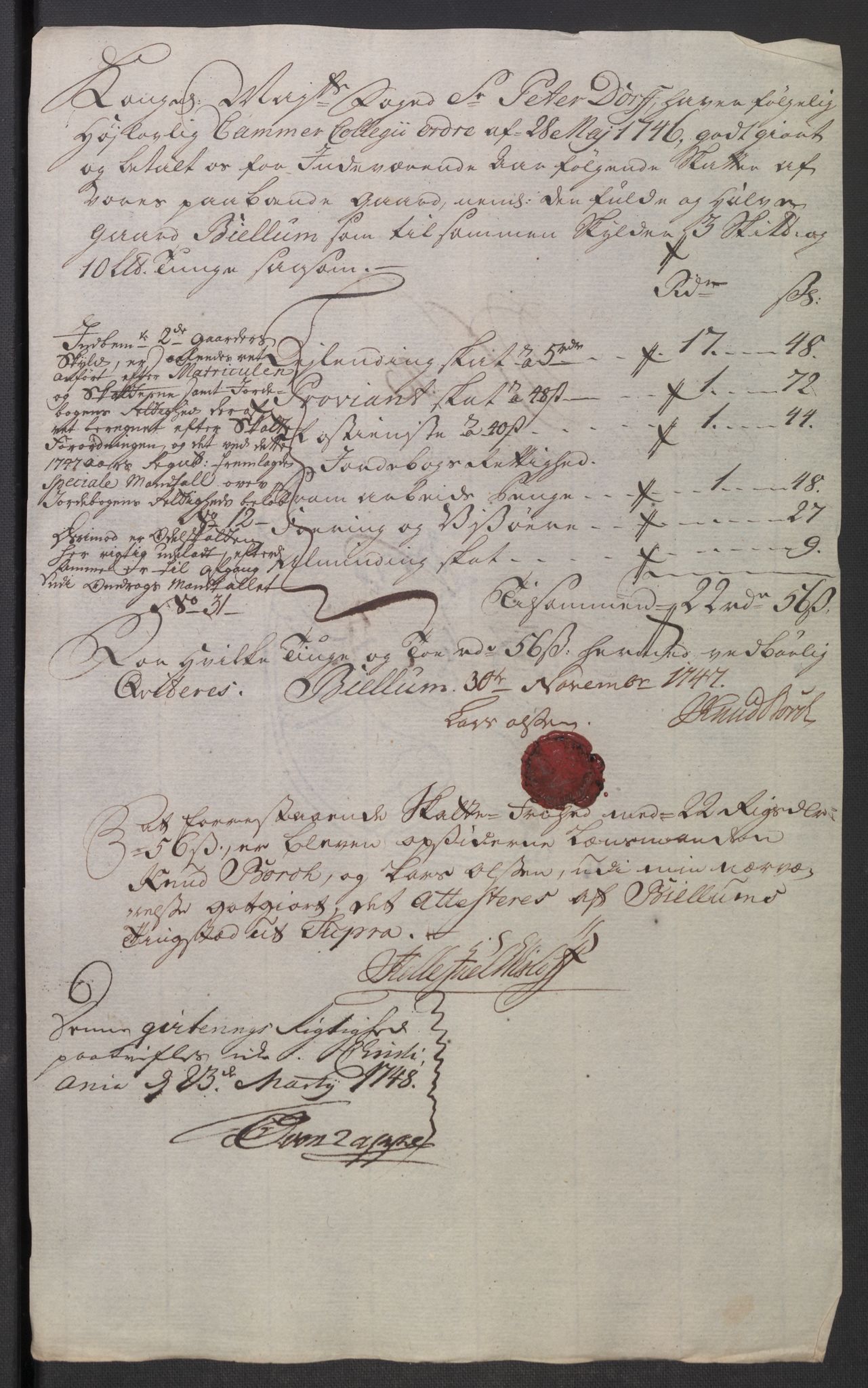 Rentekammeret inntil 1814, Reviderte regnskaper, Fogderegnskap, AV/RA-EA-4092/R18/L1346: Fogderegnskap Hadeland, Toten og Valdres, 1747-1748, p. 188