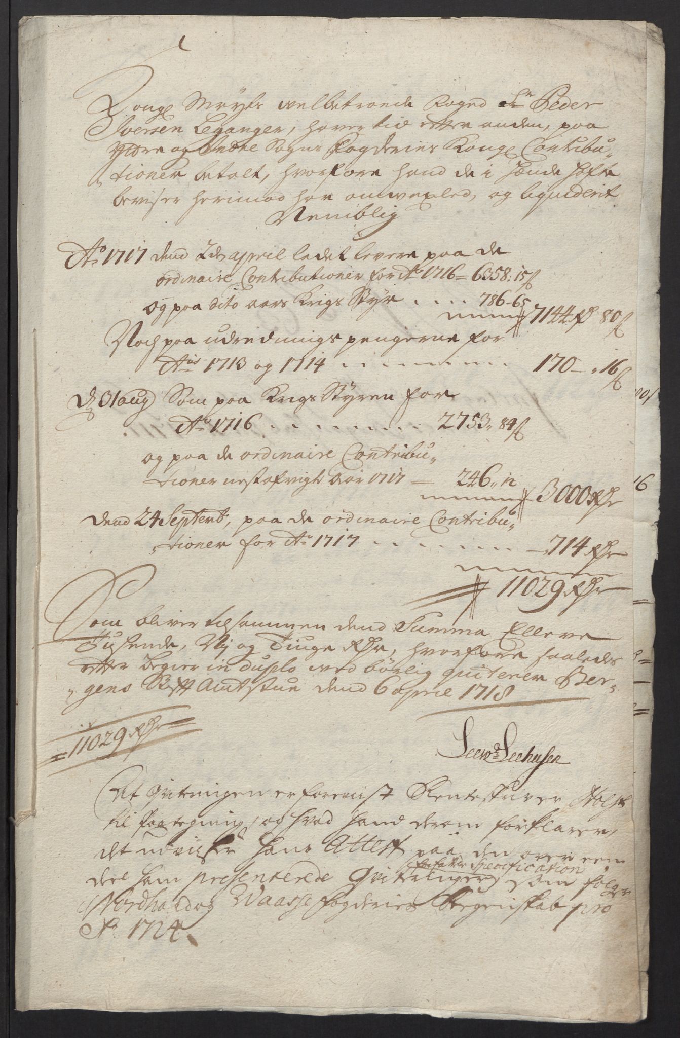 Rentekammeret inntil 1814, Reviderte regnskaper, Fogderegnskap, AV/RA-EA-4092/R52/L3321: Fogderegnskap Sogn, 1717-1718, p. 265