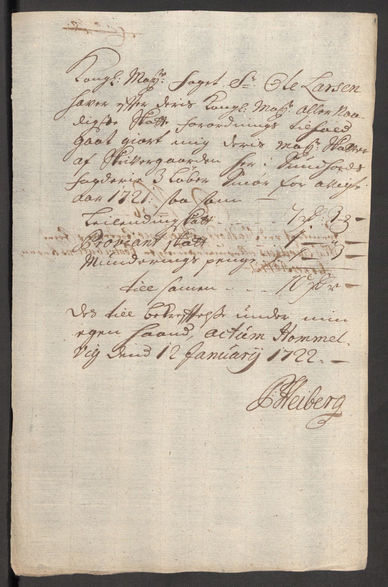 Rentekammeret inntil 1814, Reviderte regnskaper, Fogderegnskap, AV/RA-EA-4092/R48/L3000: Fogderegnskap Sunnhordland og Hardanger, 1721, p. 327