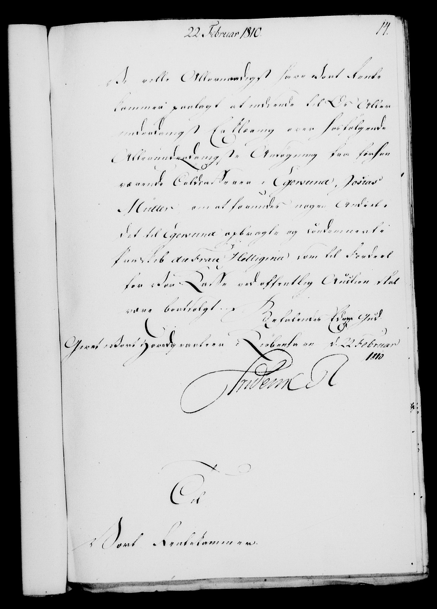 Rentekammeret, Kammerkanselliet, AV/RA-EA-3111/G/Gf/Gfa/L0092: Norsk relasjons- og resolusjonsprotokoll (merket RK 52.92), 1810, p. 58