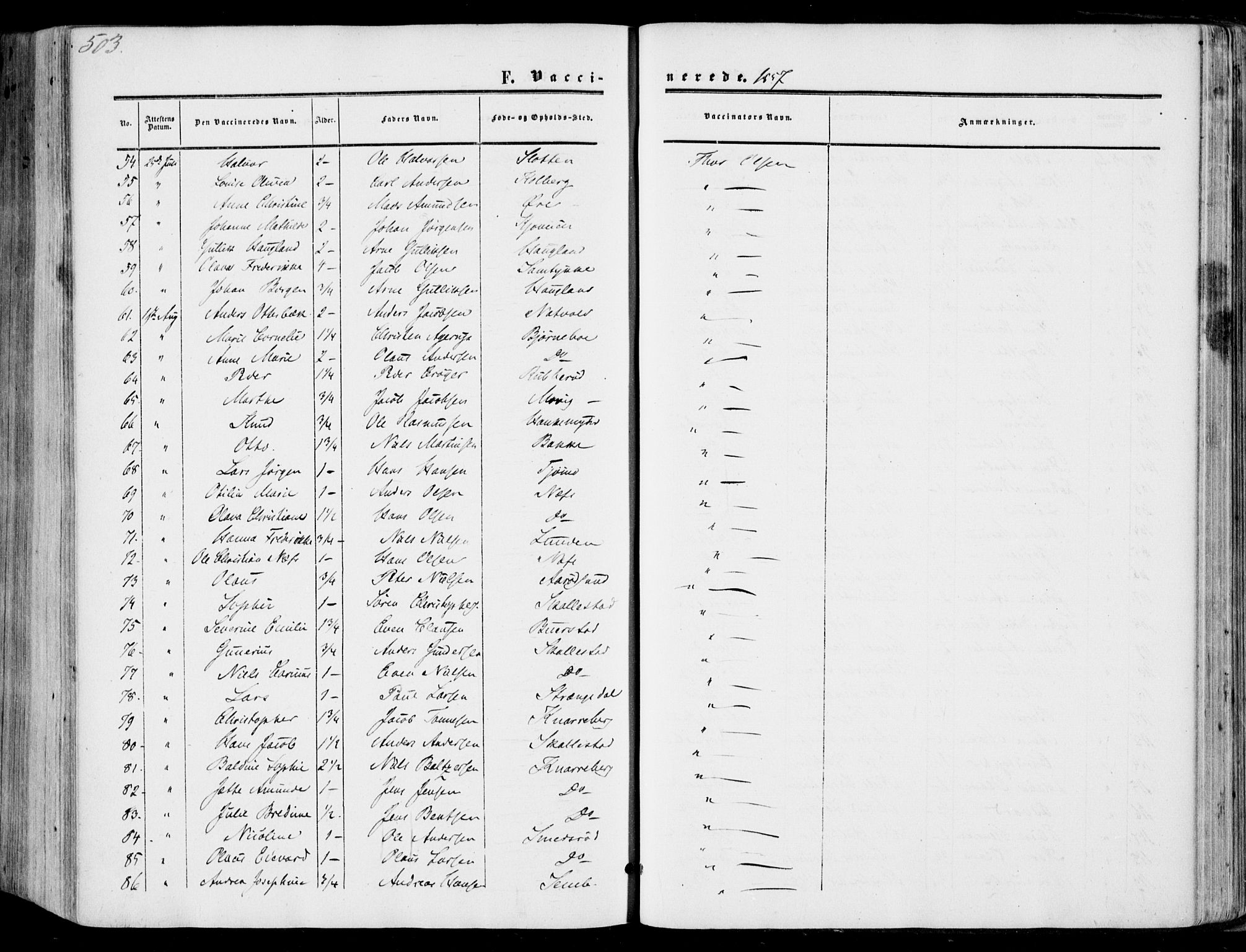 Nøtterøy kirkebøker, AV/SAKO-A-354/F/Fa/L0006: Parish register (official) no. I 6, 1852-1864, p. 503