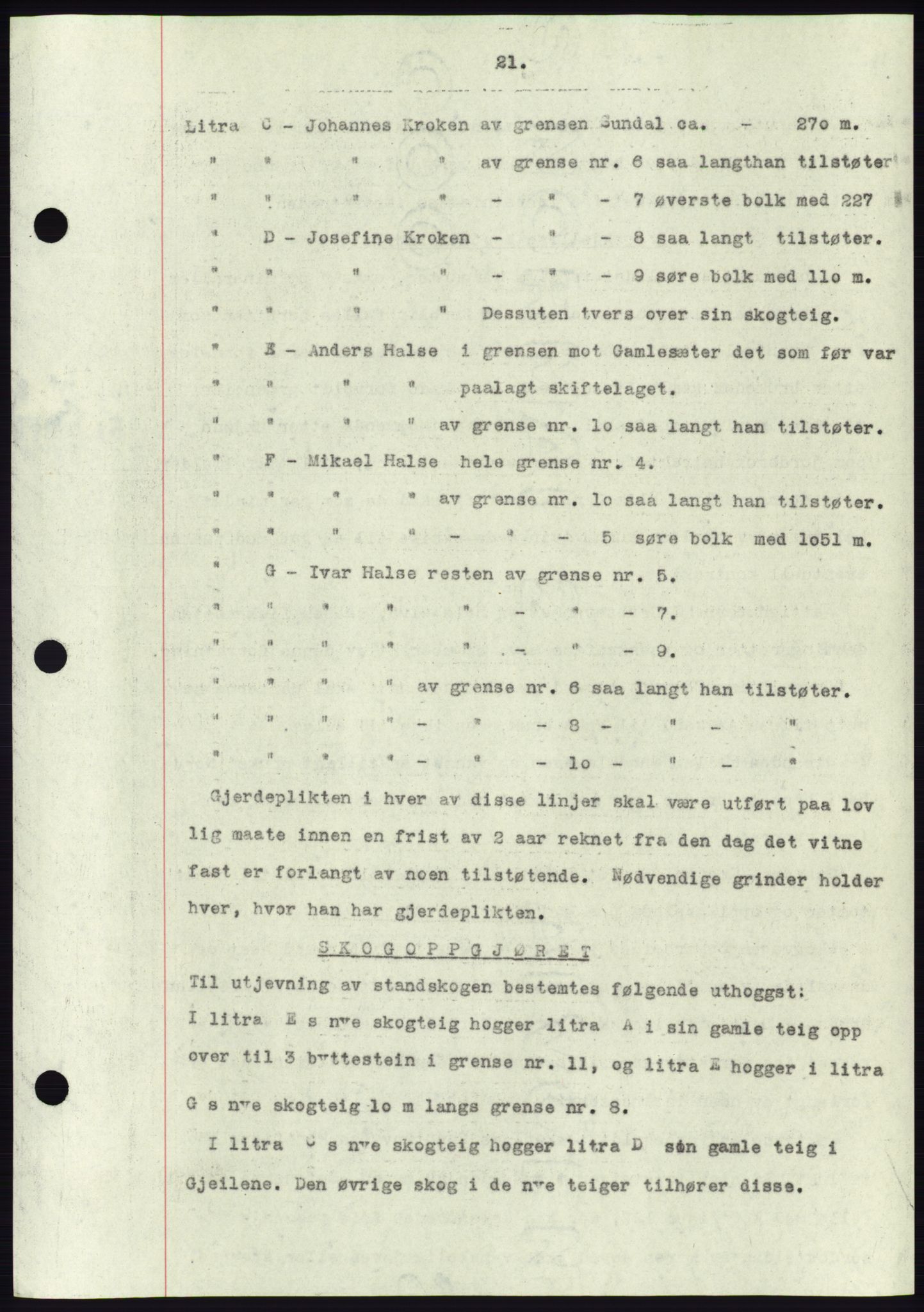 Søre Sunnmøre sorenskriveri, AV/SAT-A-4122/1/2/2C/L0077: Mortgage book no. 3A, 1945-1946, Diary no: : 826/1945