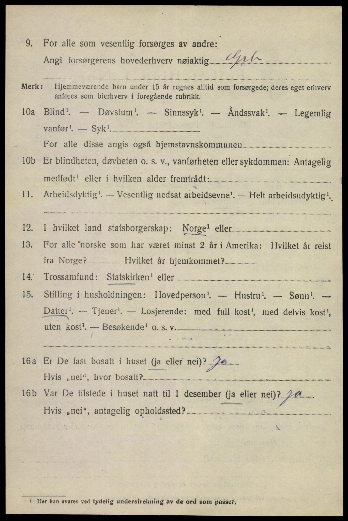 SAKO, 1920 census for Hurum, 1920, p. 6329