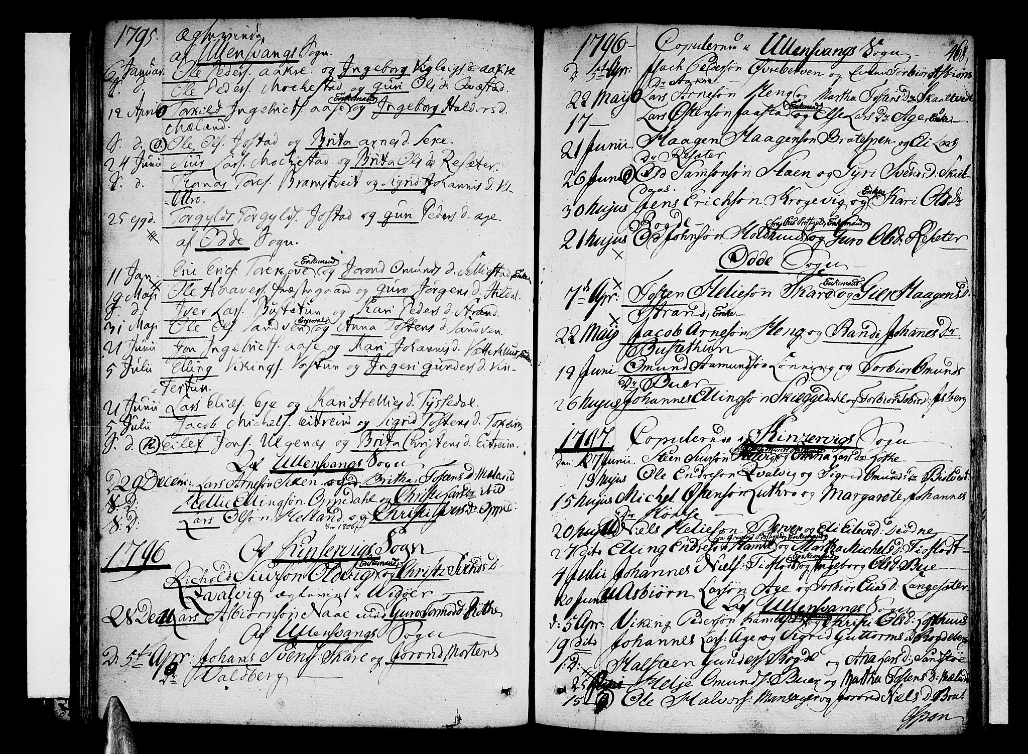 Ullensvang sokneprestembete, AV/SAB-A-78701/H/Haa: Parish register (official) no. A 7 /1, 1788-1804, p. 467-468