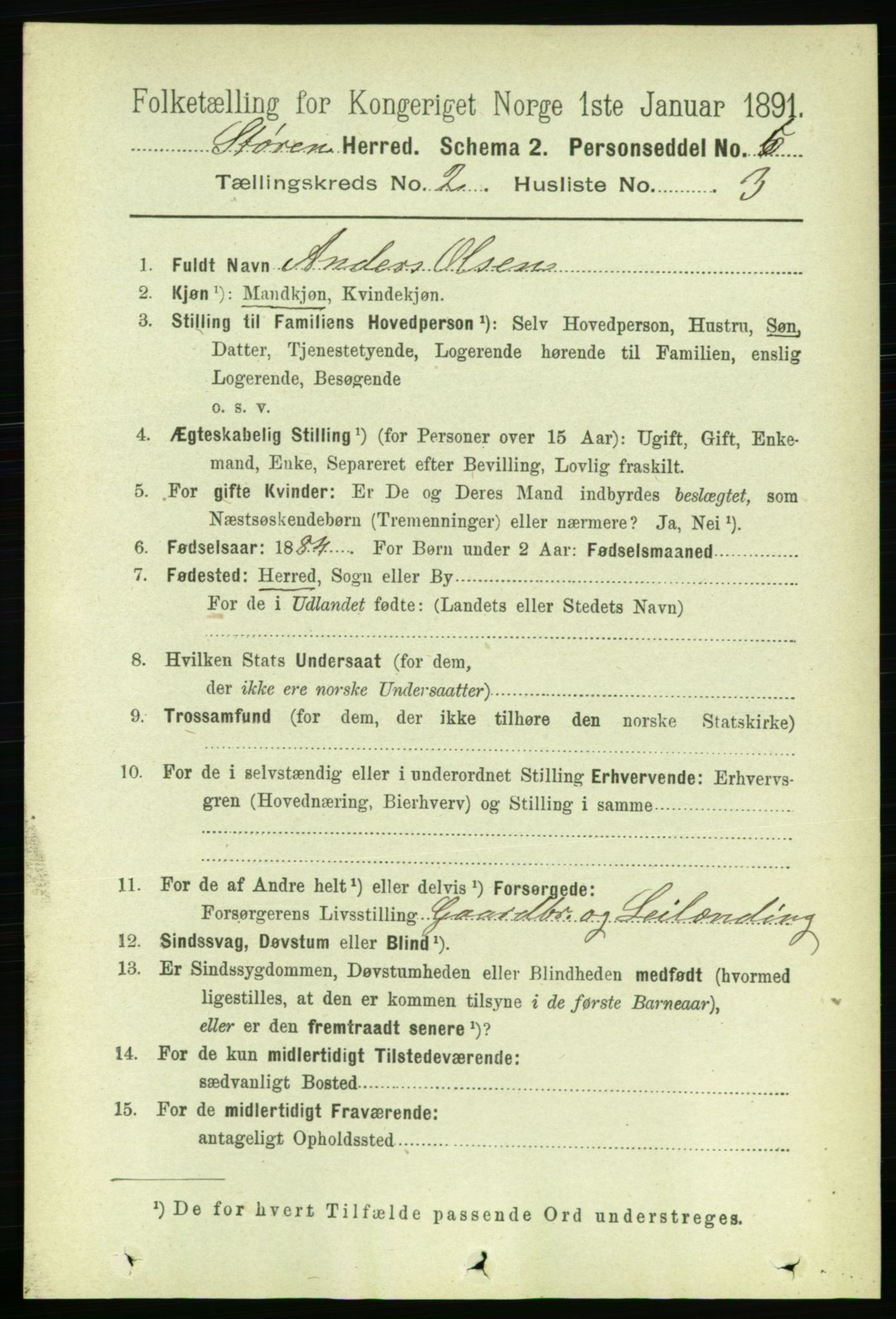 RA, 1891 census for 1648 Støren, 1891, p. 431