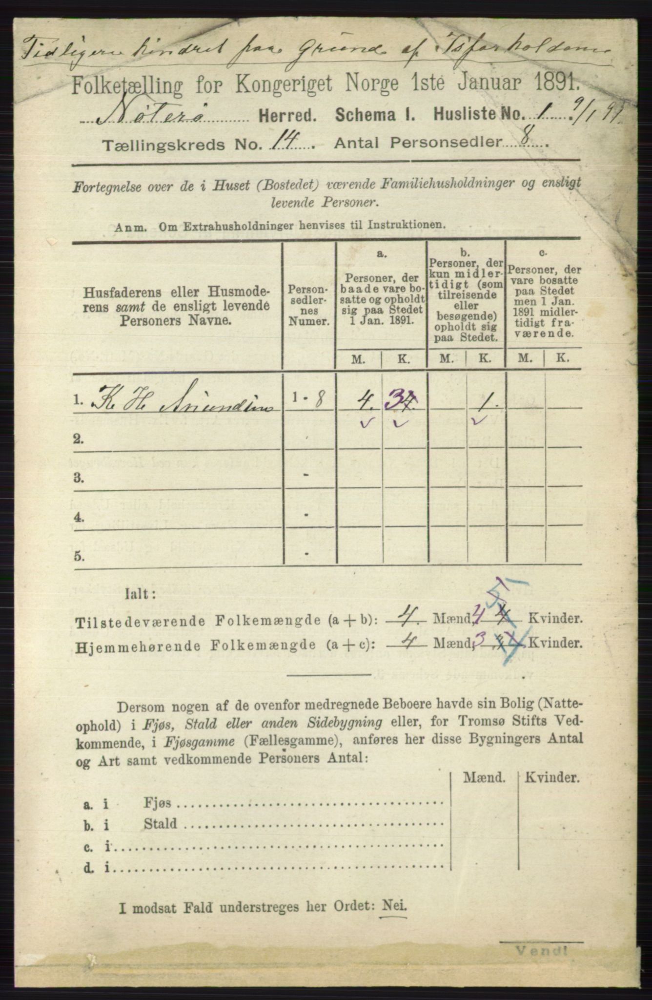 RA, 1891 census for 0722 Nøtterøy, 1891, p. 7512