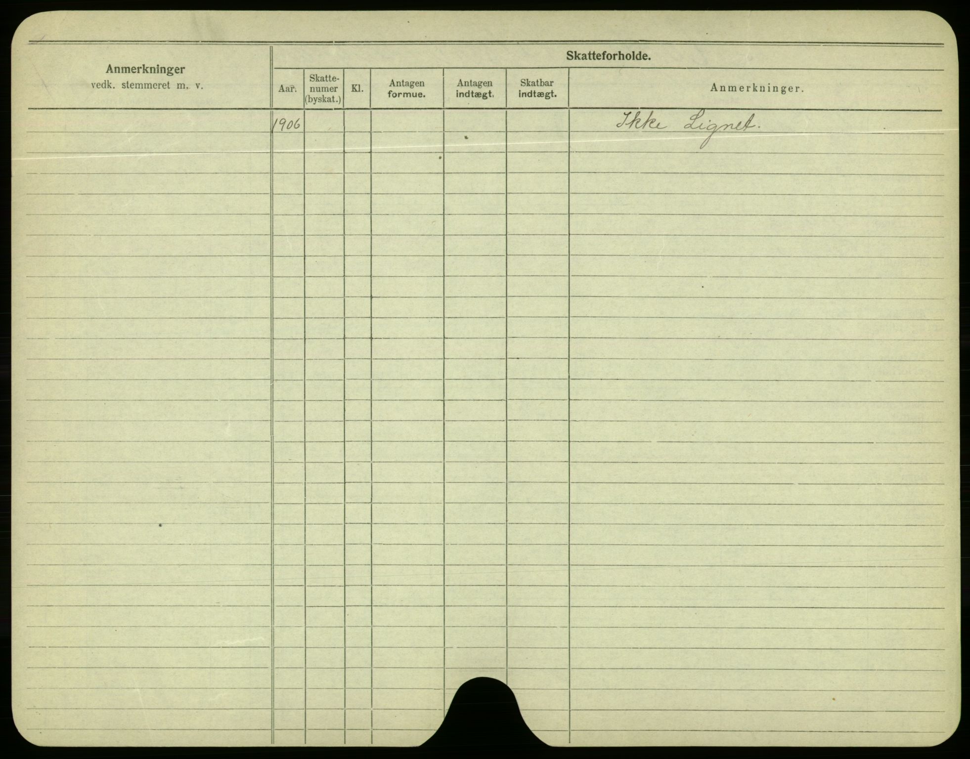 Oslo folkeregister, Registerkort, AV/SAO-A-11715/F/Fa/Fac/L0004: Menn, 1906-1914, p. 1099b