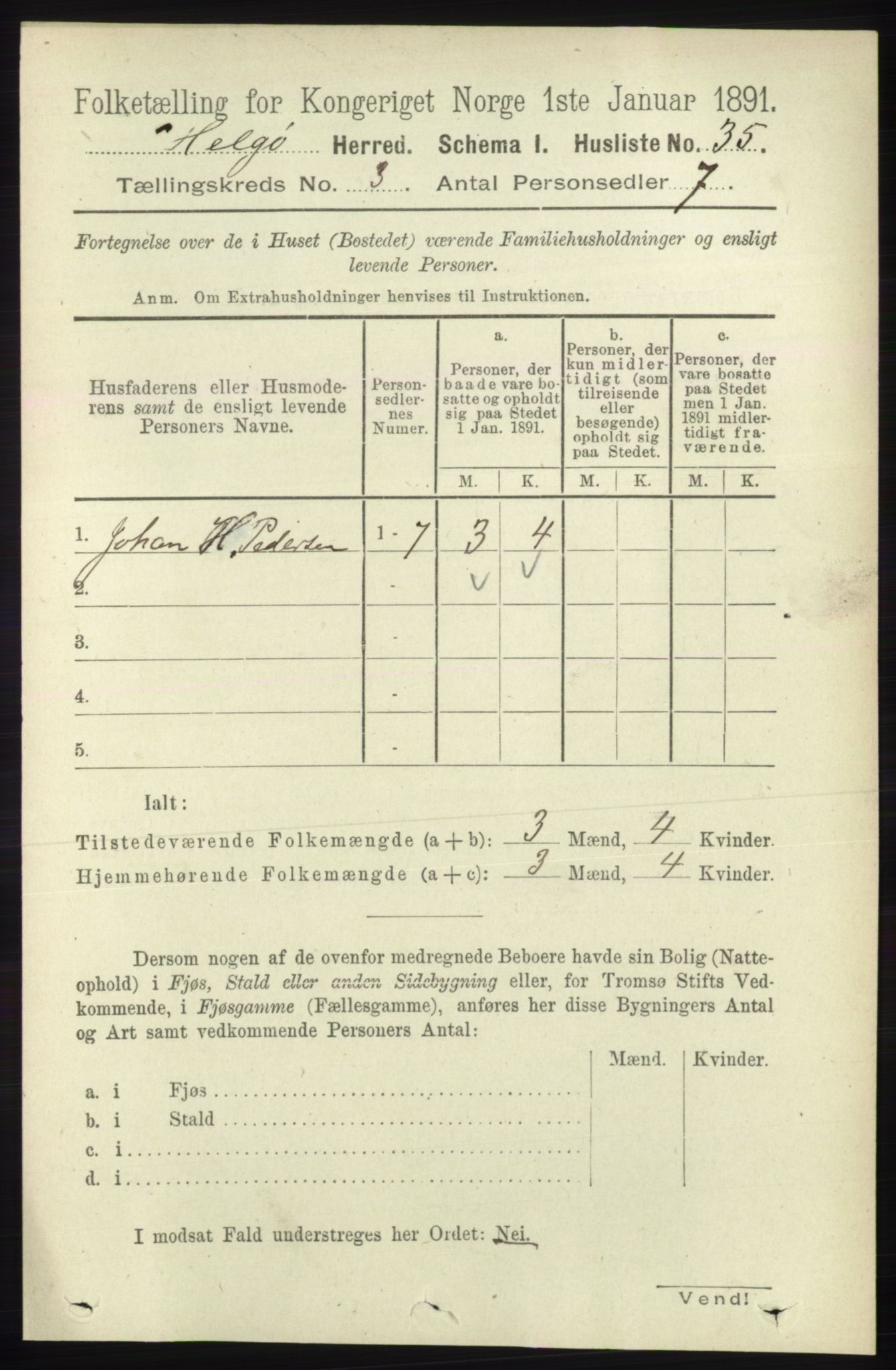 RA, 1891 census for 1935 Helgøy, 1891, p. 735