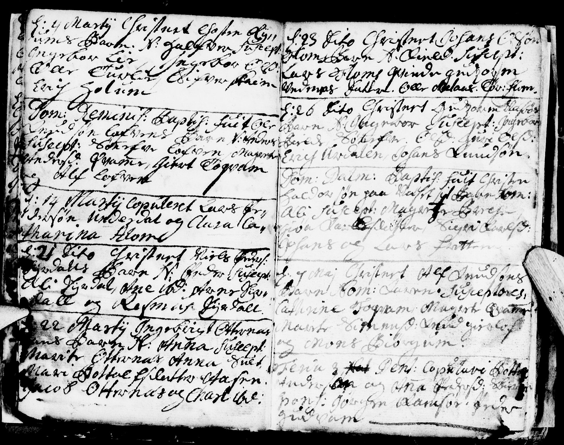 Aurland sokneprestembete, SAB/A-99937/H/Ha/Haa/L0001: Parish register (official) no. A 1, 1716-1734, p. 13