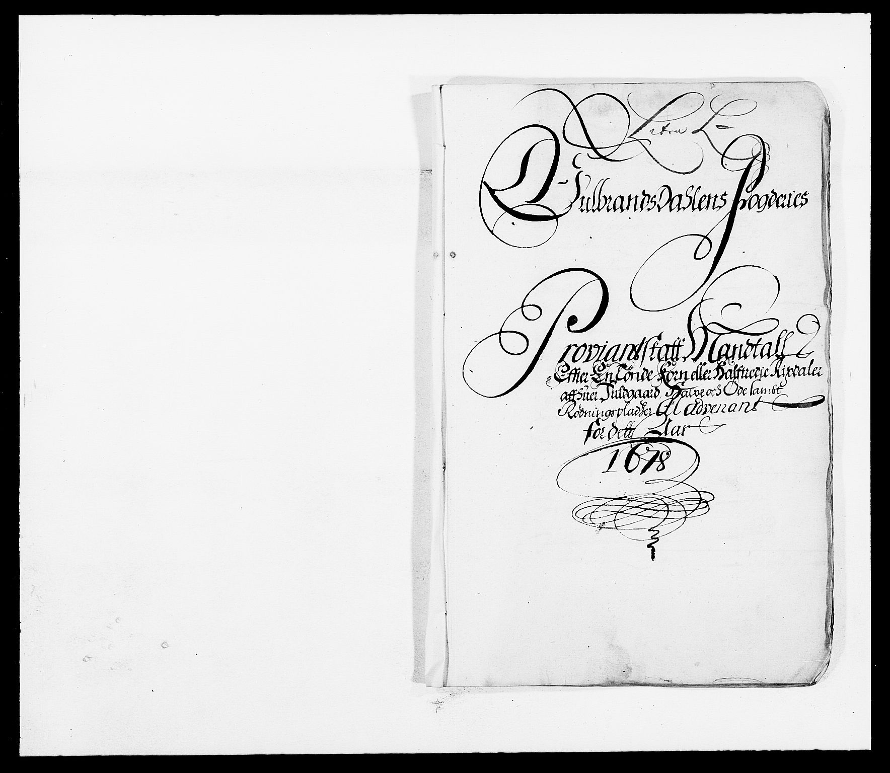 Rentekammeret inntil 1814, Reviderte regnskaper, Fogderegnskap, RA/EA-4092/R17/L1152: Fogderegnskap Gudbrandsdal, 1678-1679, p. 376