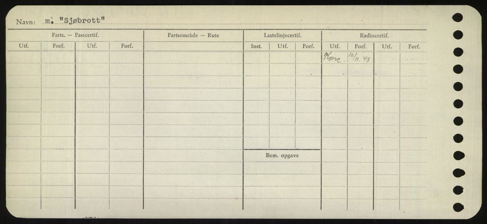 Sjøfartsdirektoratet med forløpere, Skipsmålingen, AV/RA-S-1627/H/Hd/L0033: Fartøy, Sevi-Sjø, p. 356