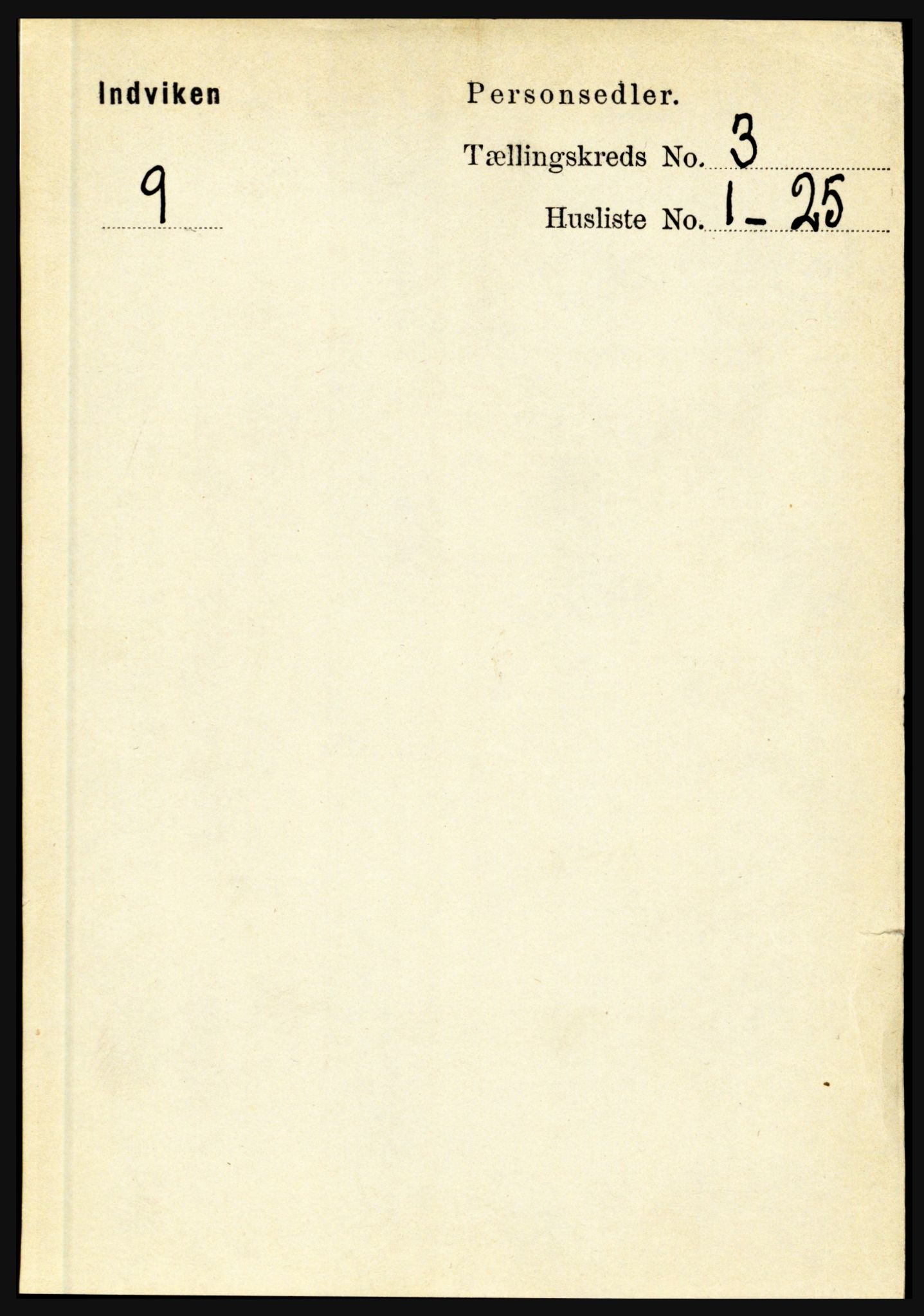 RA, 1891 census for 1447 Innvik, 1891, p. 1025