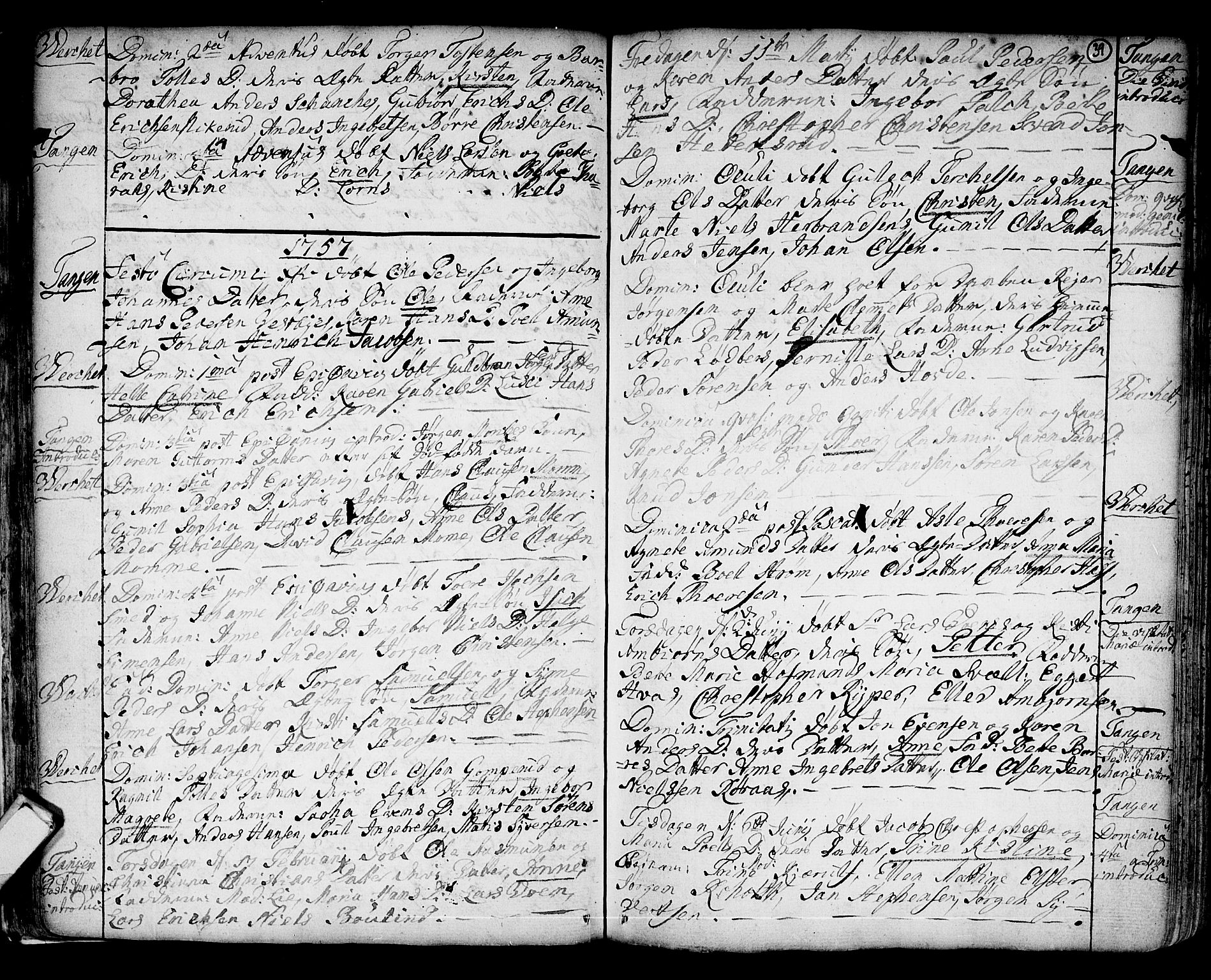 Strømsø kirkebøker, AV/SAKO-A-246/F/Fb/L0002: Parish register (official) no. II 2, 1739-1814, p. 39