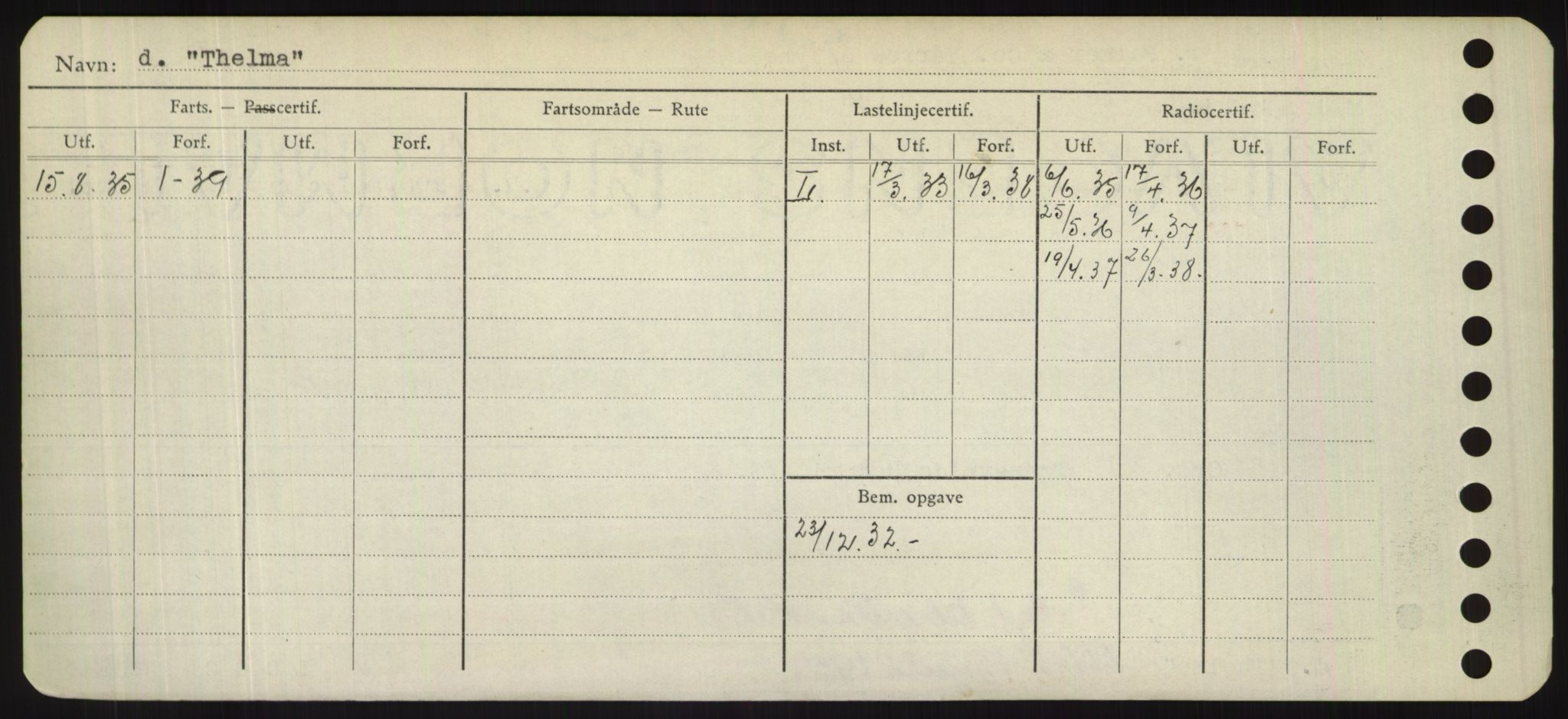 Sjøfartsdirektoratet med forløpere, Skipsmålingen, AV/RA-S-1627/H/Hd/L0038: Fartøy, T-Th, p. 574