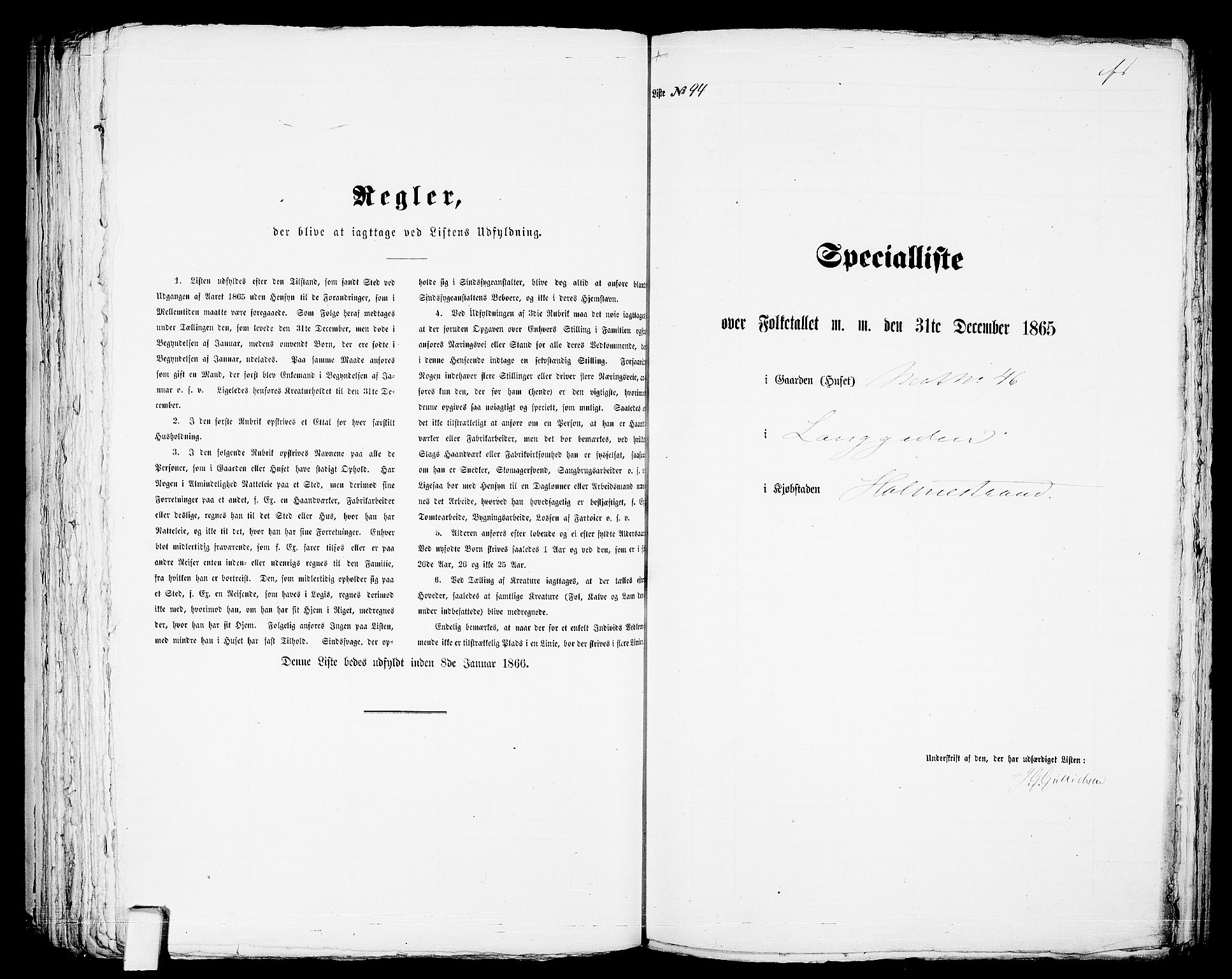 RA, 1865 census for Botne/Holmestrand, 1865, p. 195