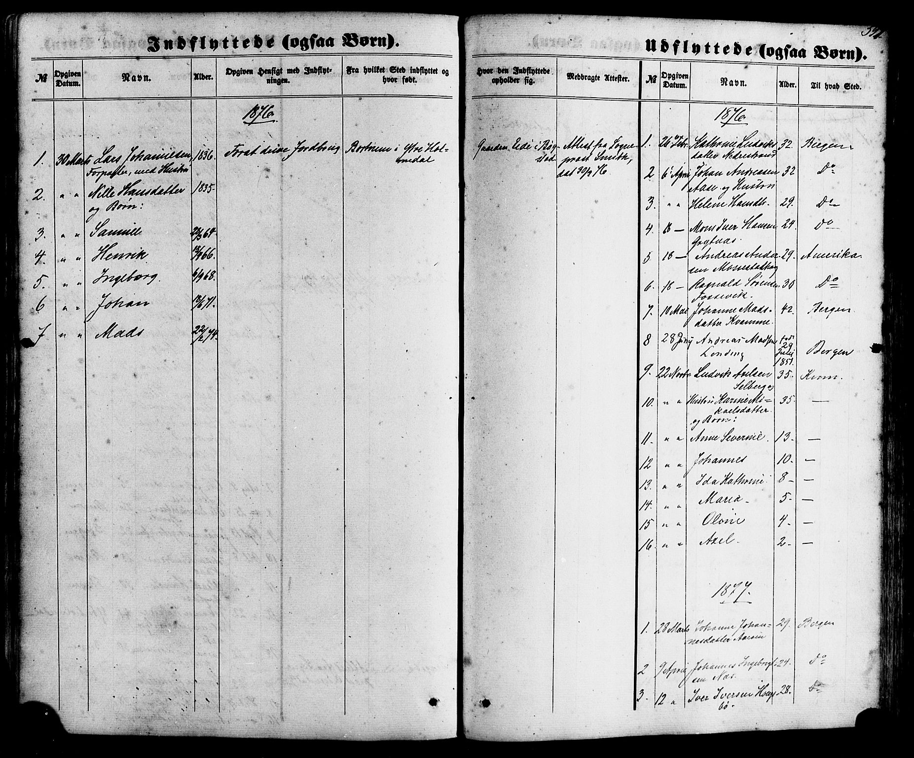 Gaular sokneprestembete, SAB/A-80001/H/Haa: Parish register (official) no. A 5, 1860-1881, p. 597