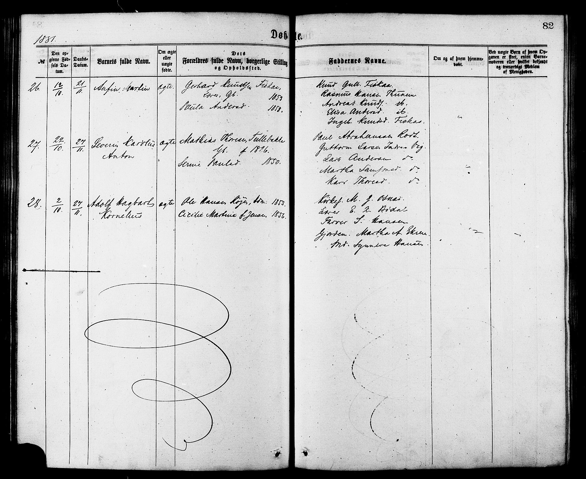 Ministerialprotokoller, klokkerbøker og fødselsregistre - Møre og Romsdal, AV/SAT-A-1454/501/L0007: Parish register (official) no. 501A07, 1868-1884, p. 82