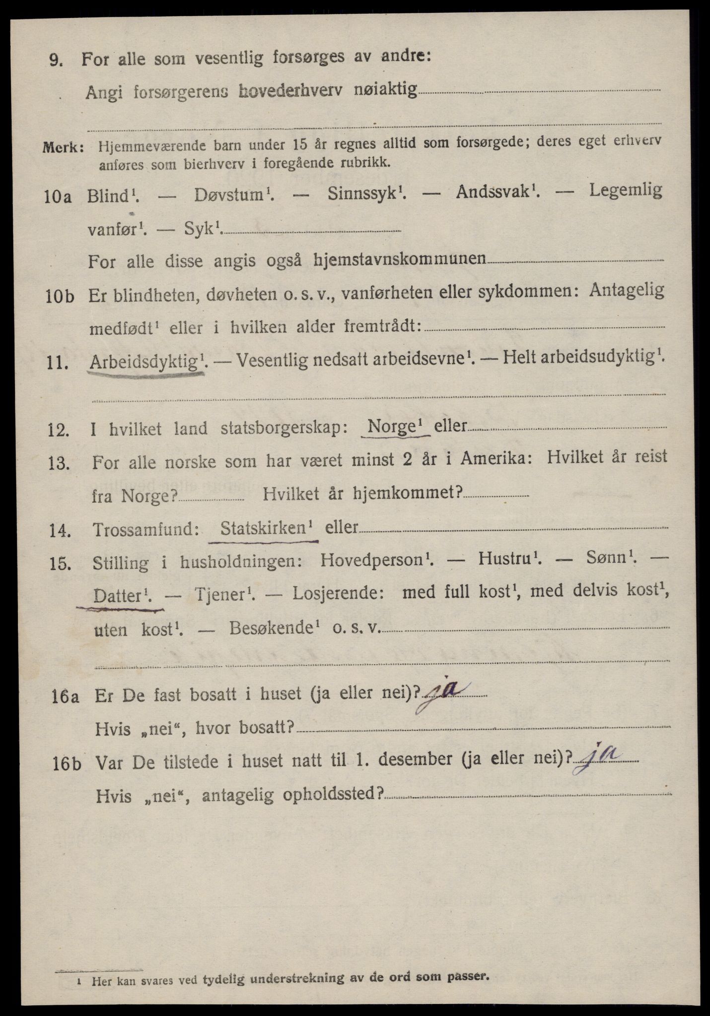 SAT, 1920 census for Ørsta, 1920, p. 1735