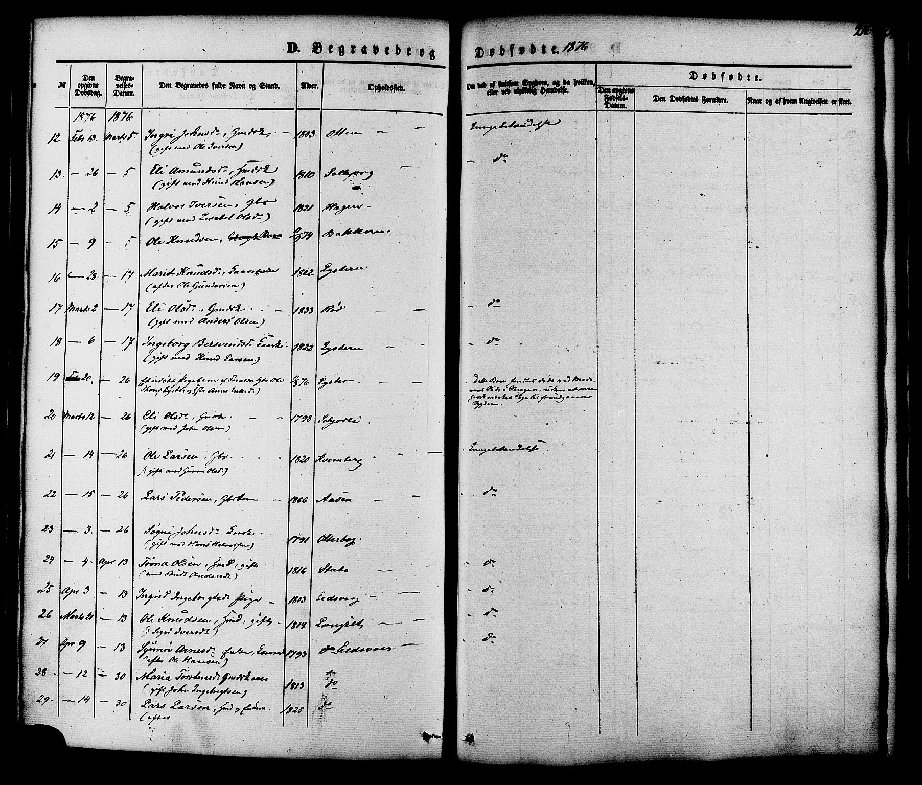 Ministerialprotokoller, klokkerbøker og fødselsregistre - Møre og Romsdal, SAT/A-1454/551/L0625: Parish register (official) no. 551A05, 1846-1879, p. 276