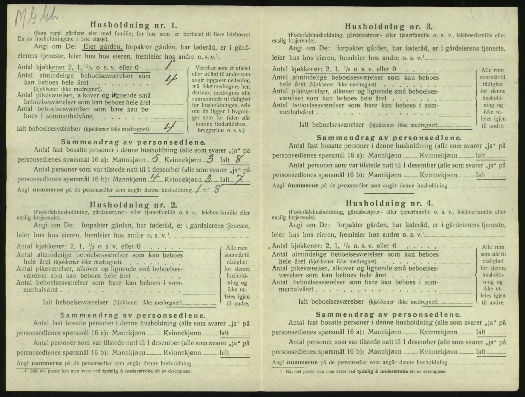 SAKO, 1920 census for Brunlanes, 1920, p. 1776