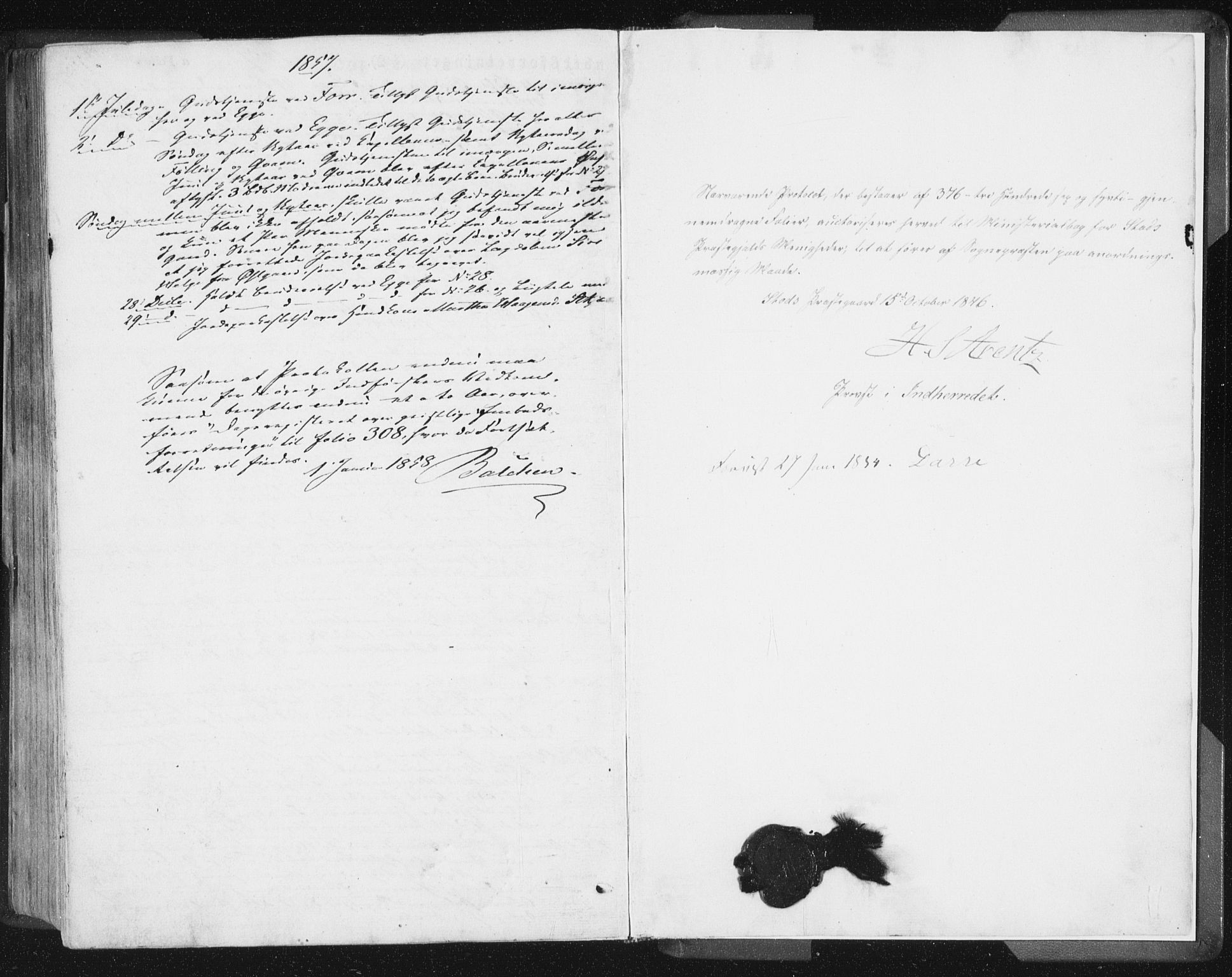 Ministerialprotokoller, klokkerbøker og fødselsregistre - Nord-Trøndelag, AV/SAT-A-1458/746/L0446: Parish register (official) no. 746A05, 1846-1859