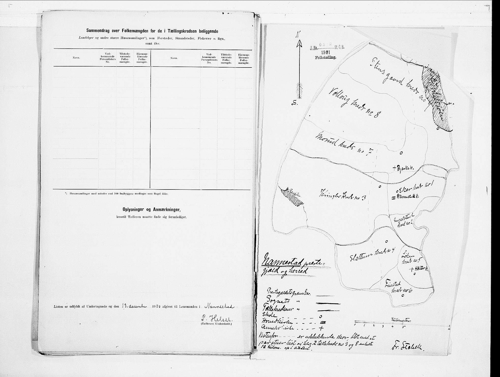 SAO, 1900 census for Nannestad, 1900, p. 30