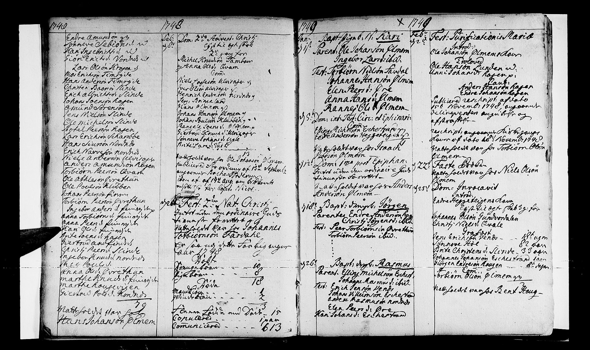 Sogndal sokneprestembete, AV/SAB-A-81301/H/Haa/Haaa/L0004: Parish register (official) no. A 4, 1747-1782, p. 8