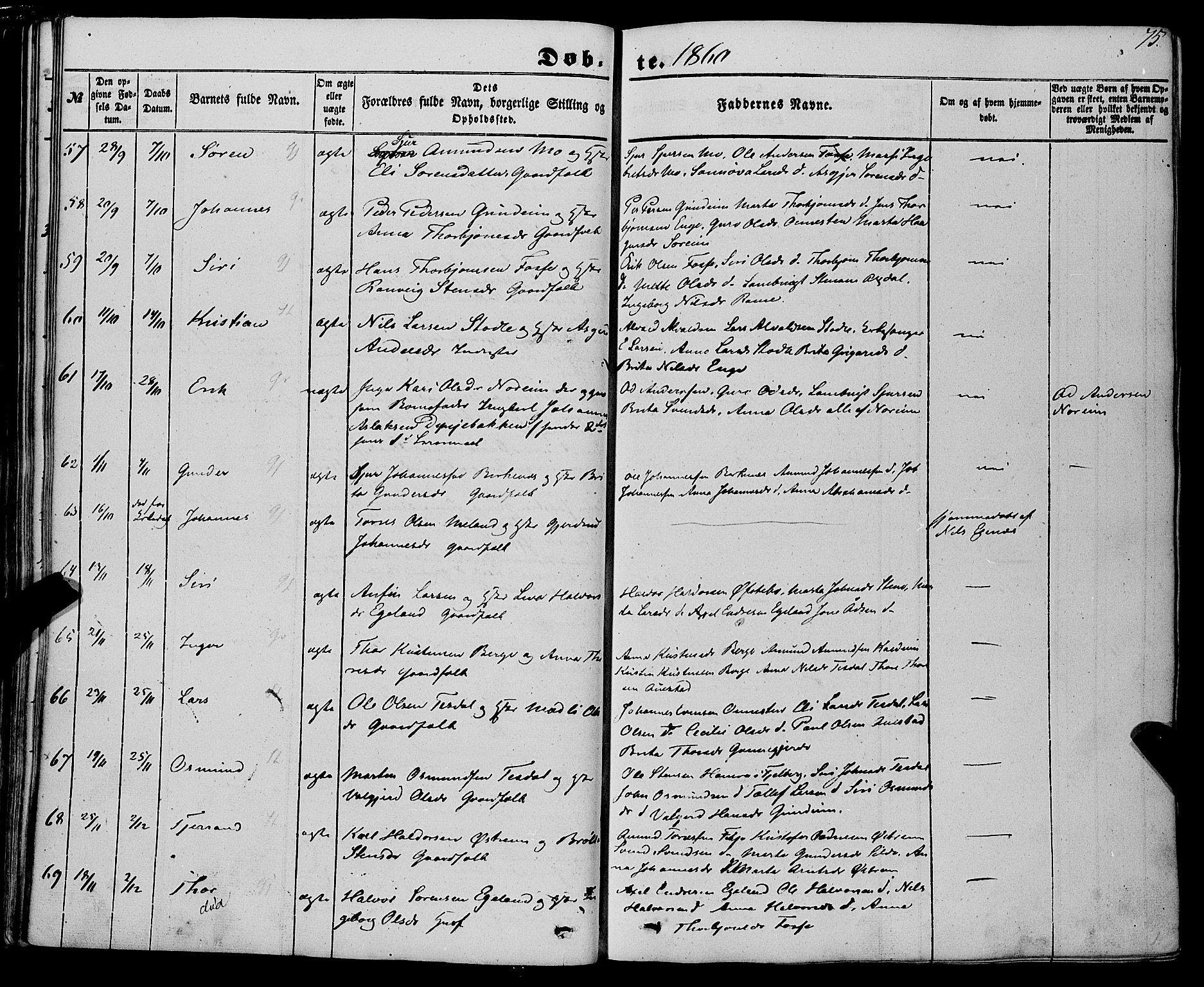 Etne sokneprestembete, AV/SAB-A-75001/H/Haa: Parish register (official) no. A 8, 1848-1862, p. 75