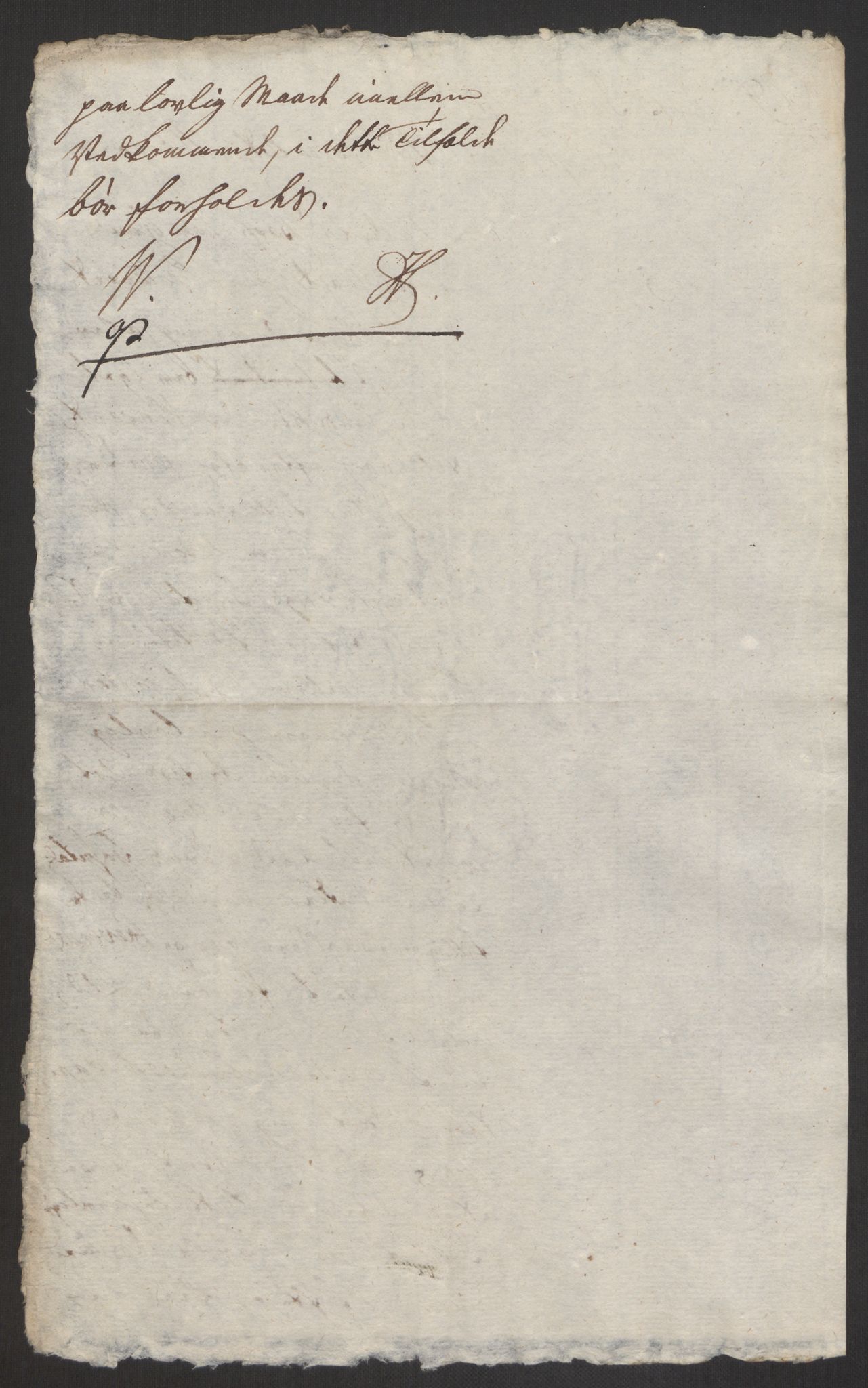 Forsvaret, Den norske kvesthuskasse/krigshospitalkasse, AV/RA-RAFA-1887/F/Fa/L0008: Konsepter, 1790-1793, p. 351