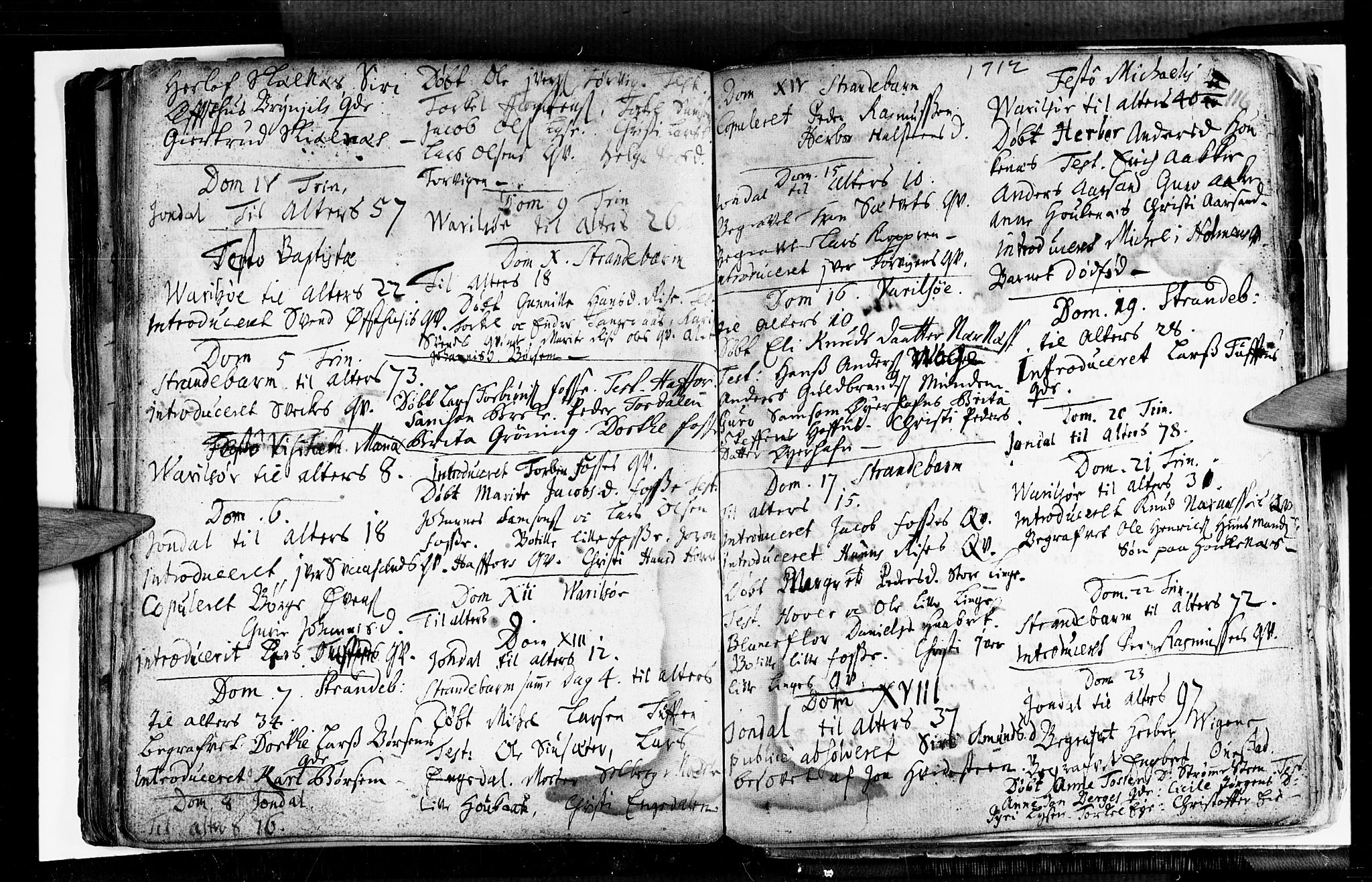 Strandebarm sokneprestembete, AV/SAB-A-78401/H/Haa: Parish register (official) no. A 1, 1670-1726, p. 116