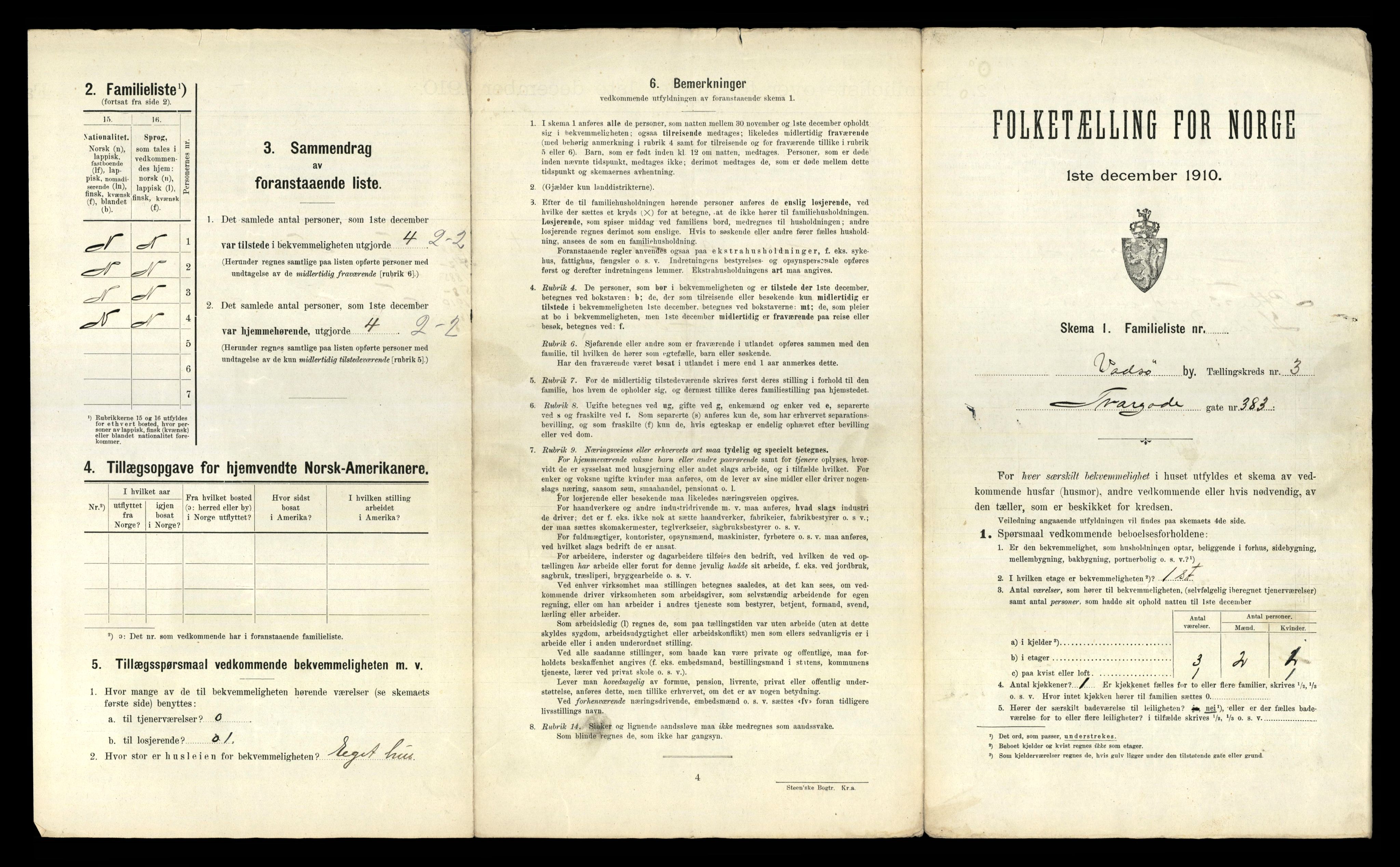 RA, 1910 census for Vadsø, 1910, p. 1051