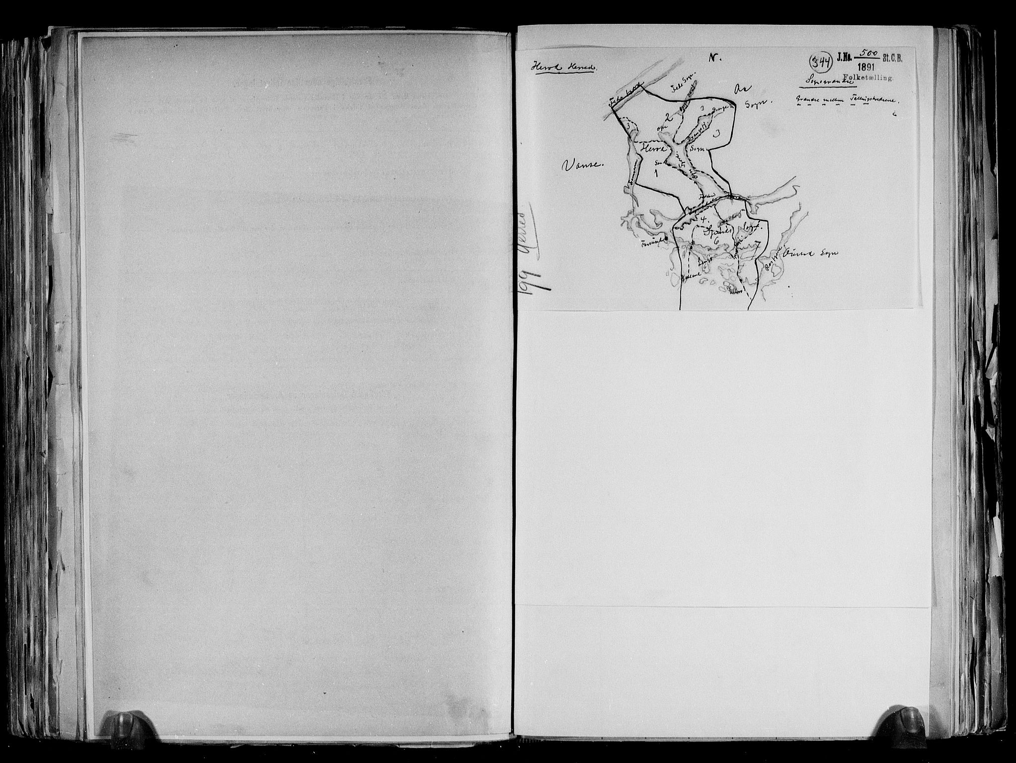 RA, 1891 census for 1039 Herad, 1891, p. 4