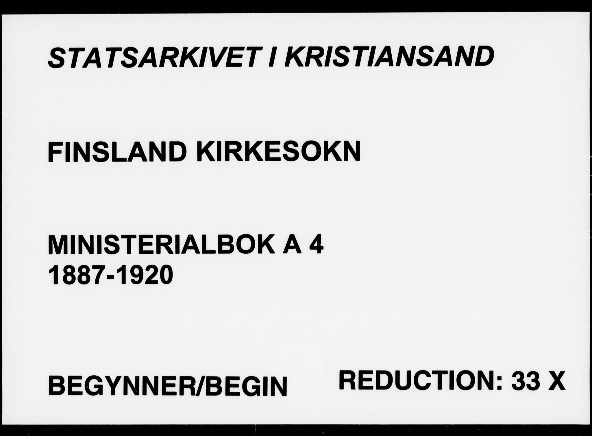 Bjelland sokneprestkontor, SAK/1111-0005/F/Fa/Fab/L0004: Parish register (official) no. A 4, 1887-1920