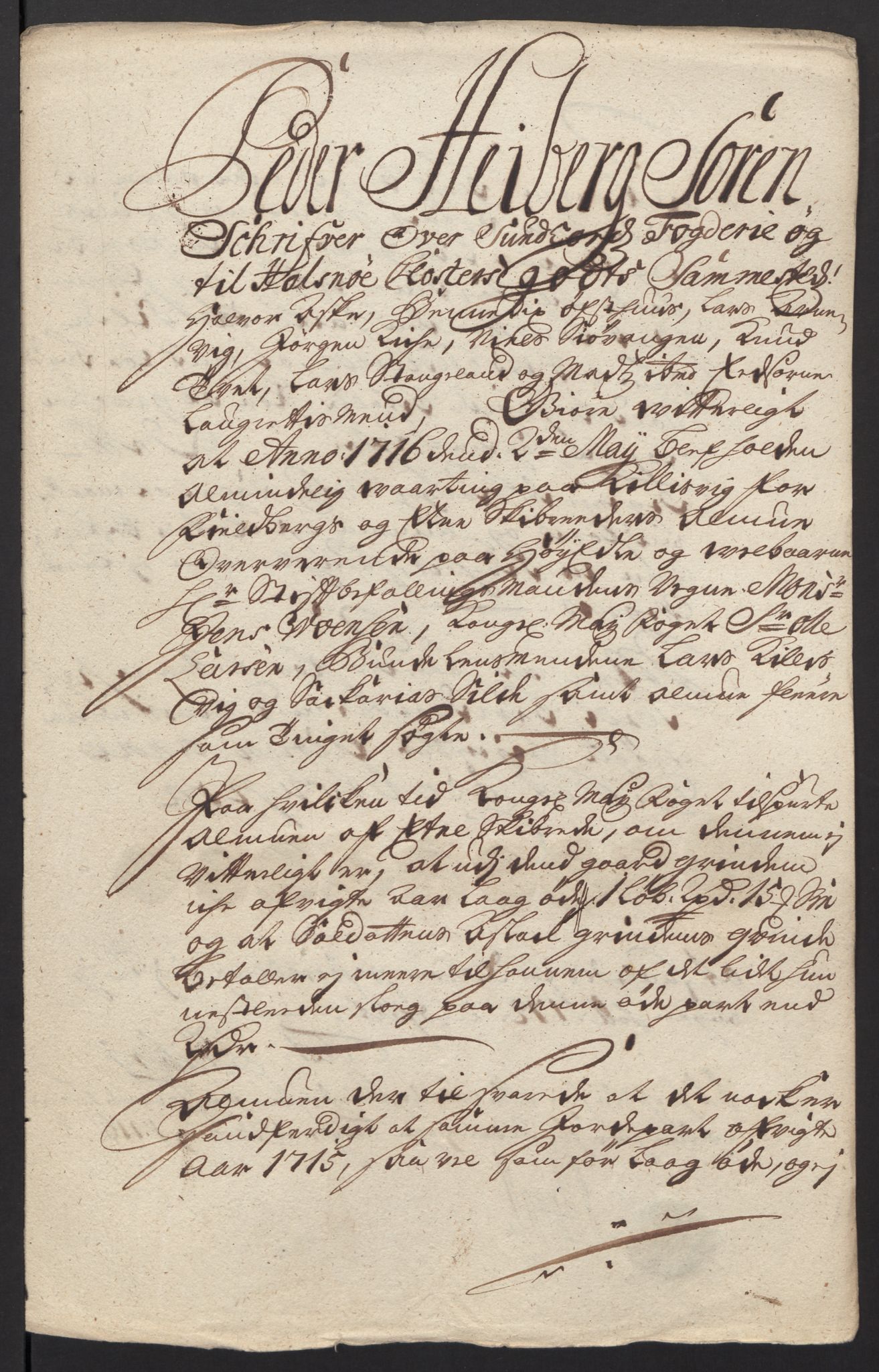 Rentekammeret inntil 1814, Reviderte regnskaper, Fogderegnskap, AV/RA-EA-4092/R48/L2991: Fogderegnskap Sunnhordland og Hardanger, 1715, p. 202