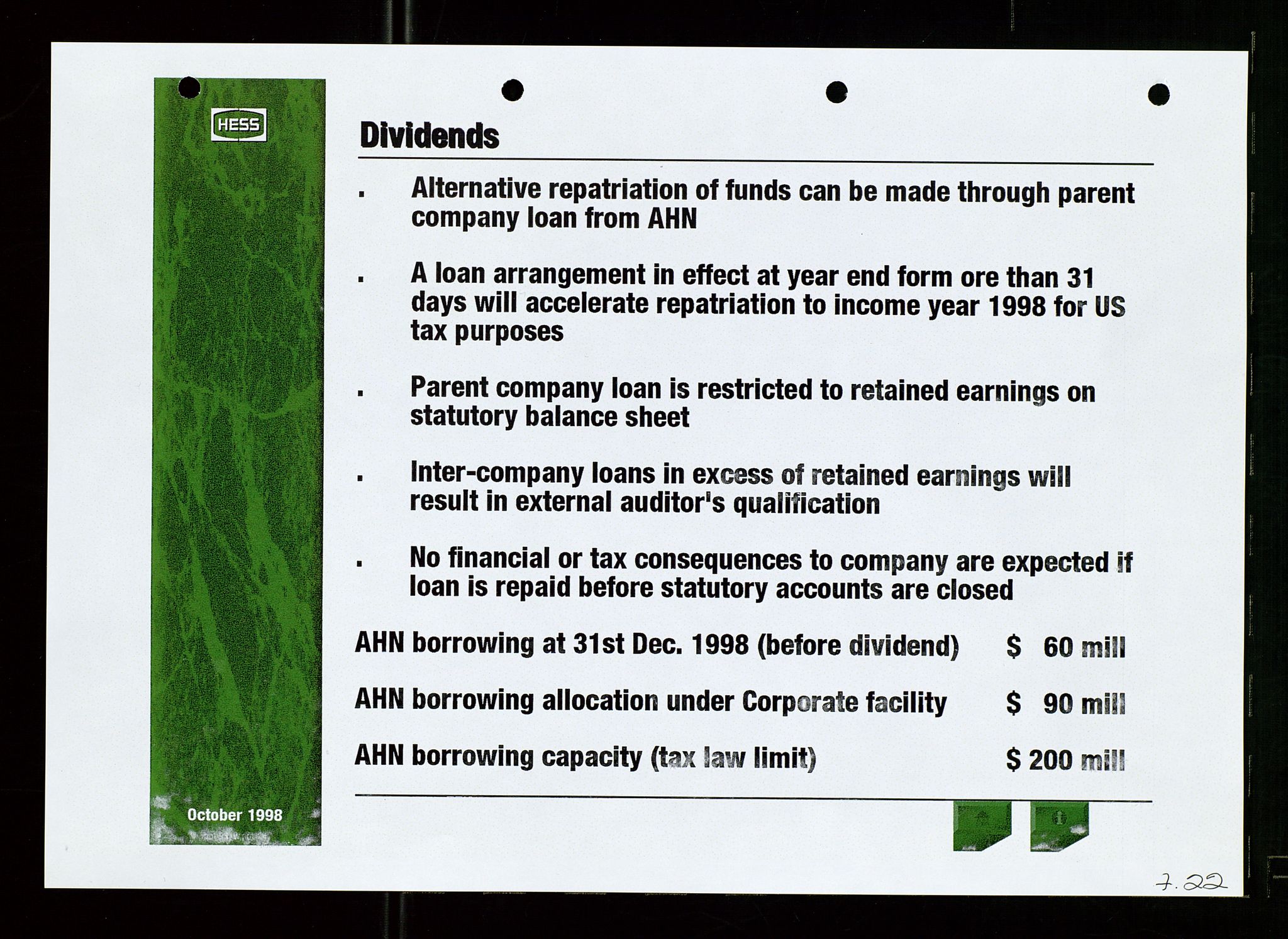 Pa 1766 - Hess Norge AS, AV/SAST-A-102451/A/Aa/L0003: Referater og sakspapirer, 1998-1999, p. 272