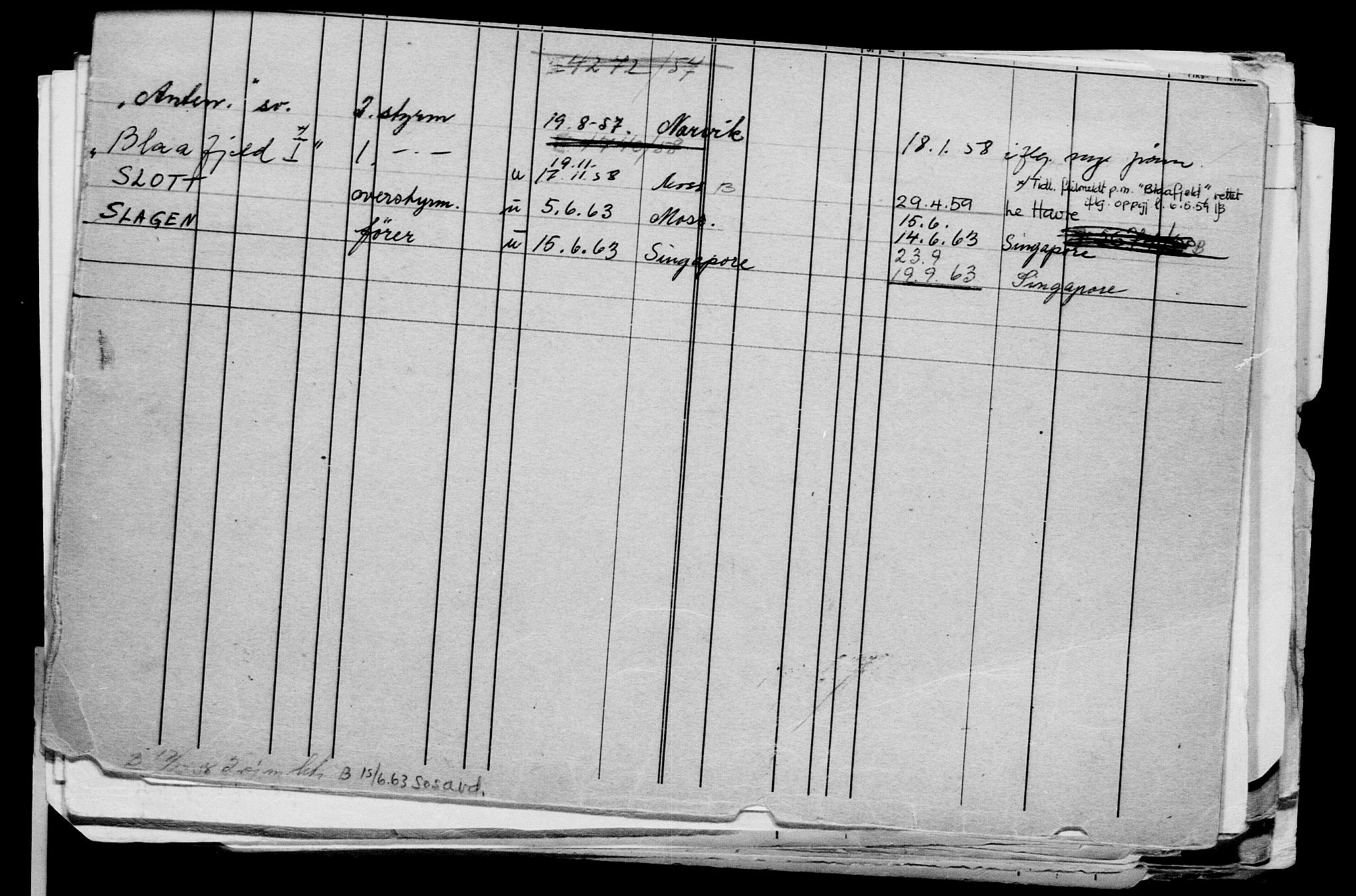 Direktoratet for sjømenn, RA/S-3545/G/Gb/L0078: Hovedkort, 1908, p. 714