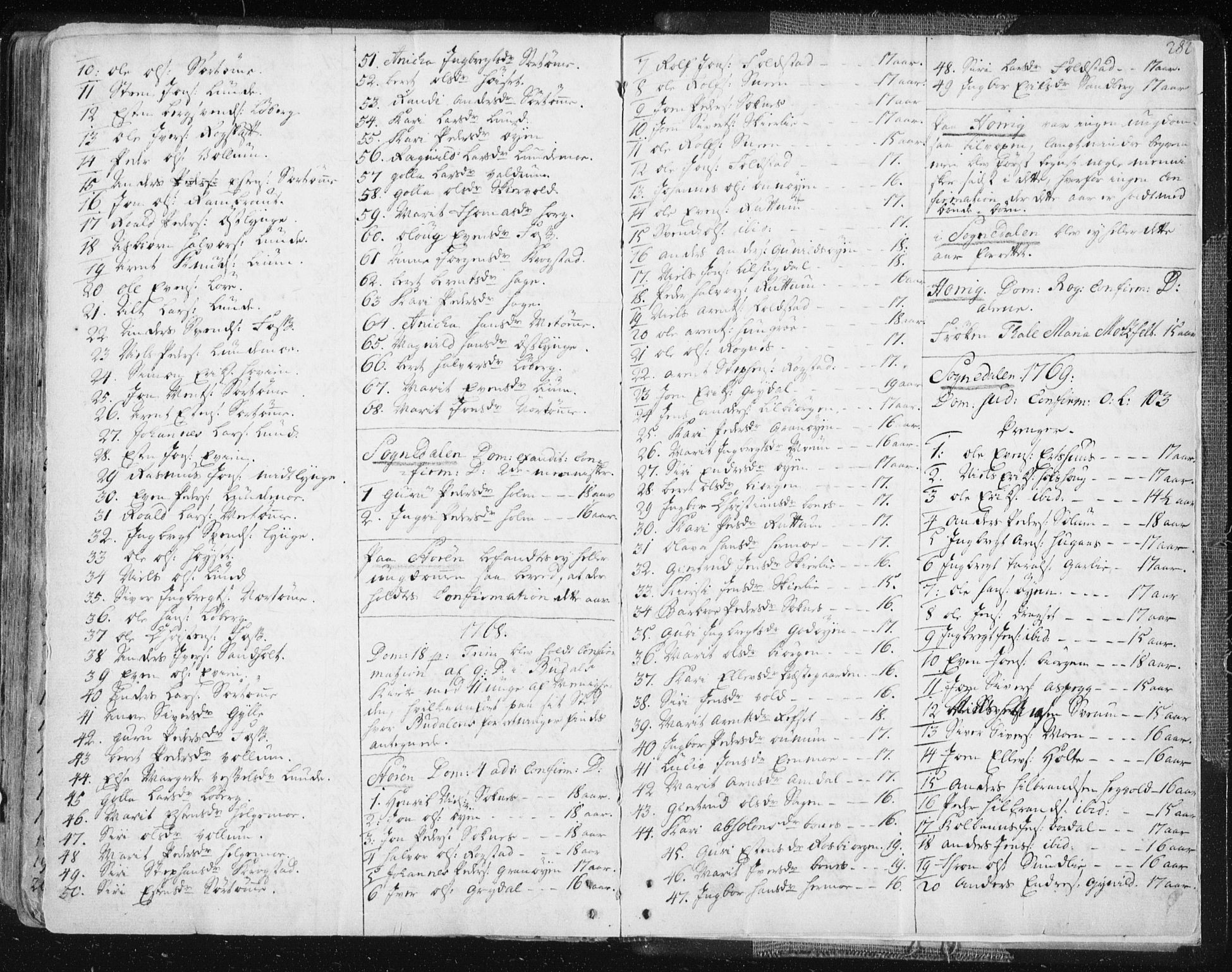 Ministerialprotokoller, klokkerbøker og fødselsregistre - Sør-Trøndelag, SAT/A-1456/687/L0991: Parish register (official) no. 687A02, 1747-1790, p. 282